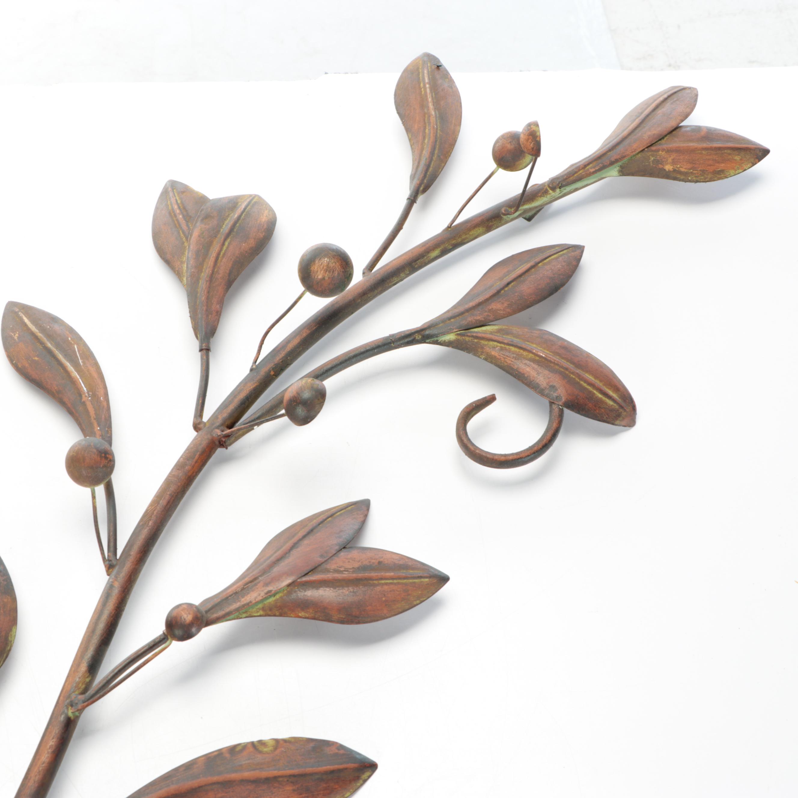 Olive Branch Metal Wall Hangings