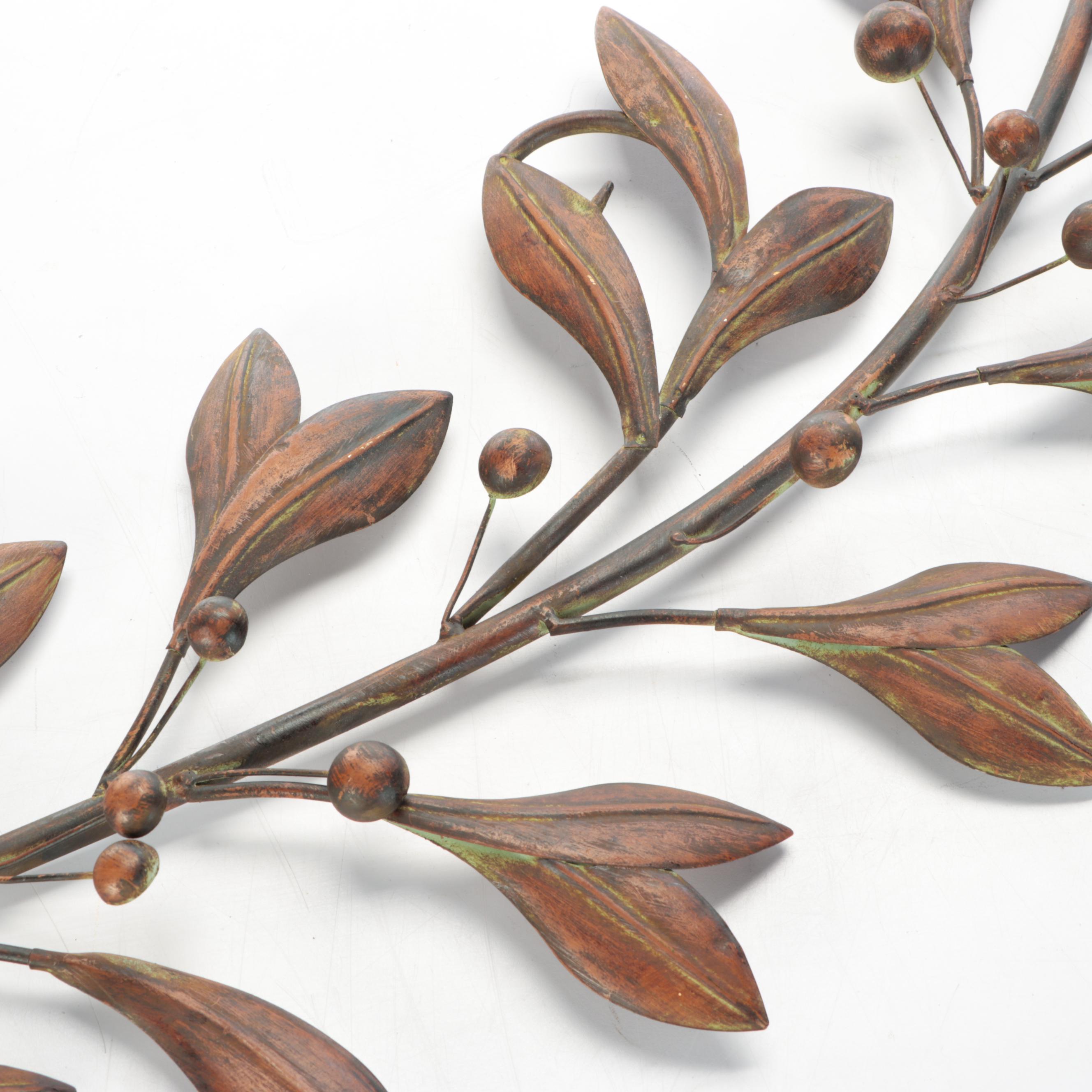 Olive Branch Metal Wall Hangings