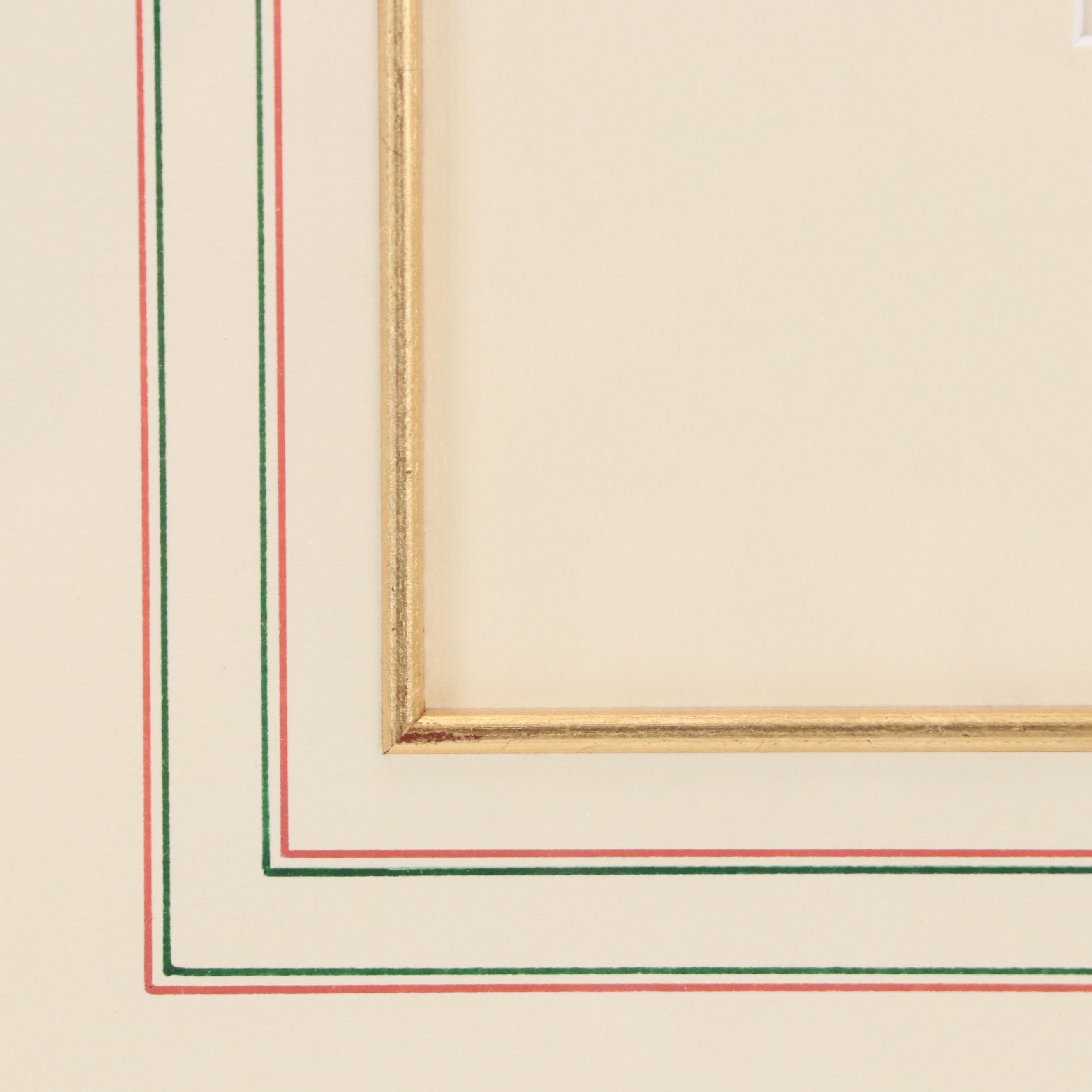 Set of Vintage Hand-Colored Botanical Engravings, Early 20th Century