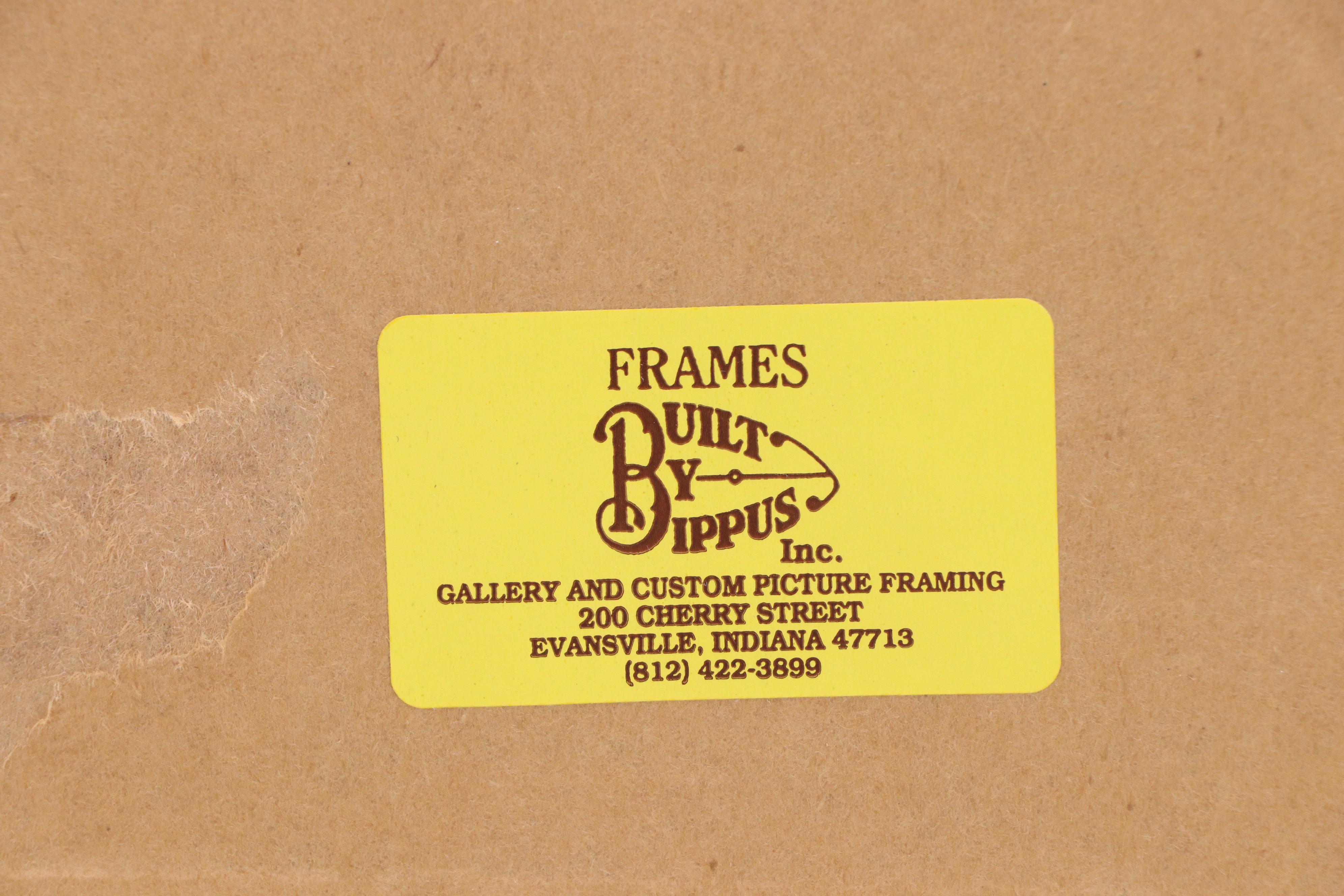 Set of Vintage Hand-Colored Botanical Engravings, Early 20th Century