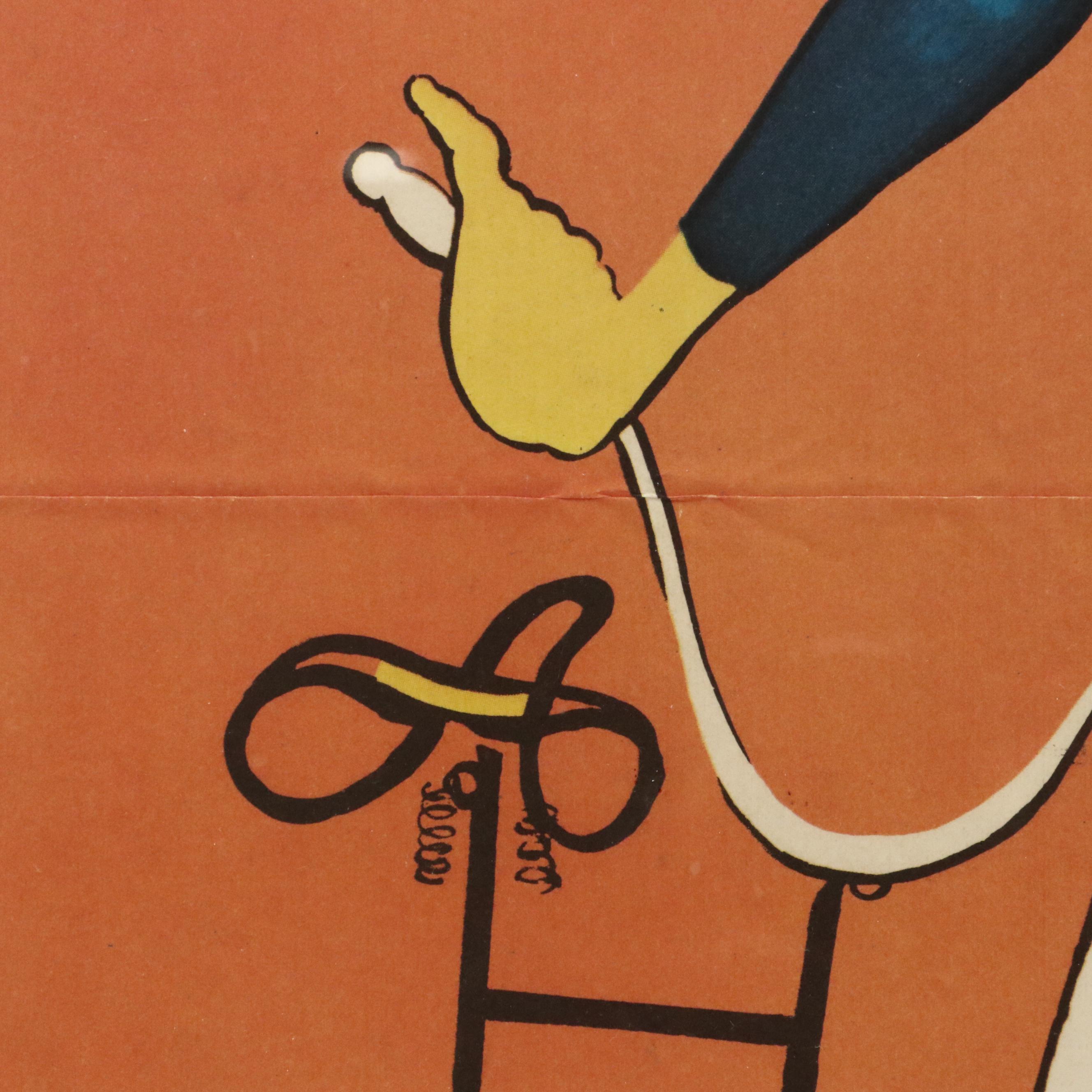 "Jour de Fête" French Film Poster Designed by René Péron