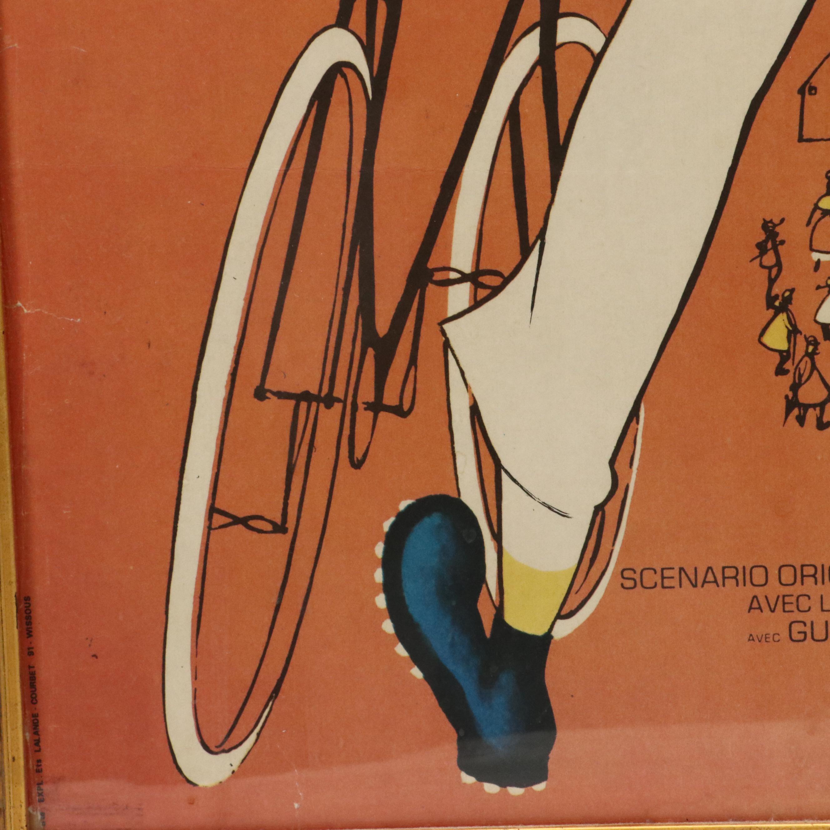 "Jour de Fête" French Film Poster Designed by René Péron