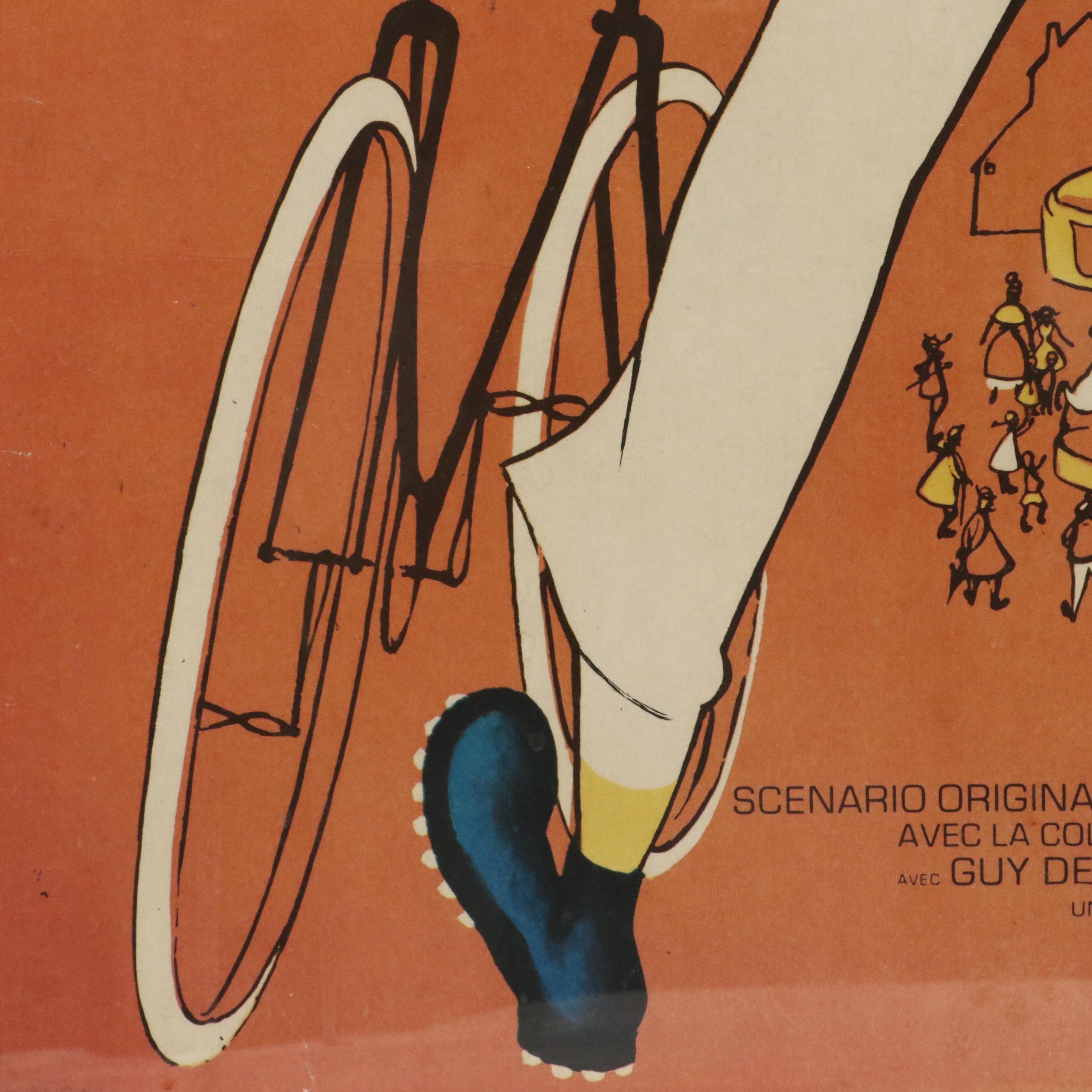 "Jour de Fête" French Film Poster Designed by René Péron