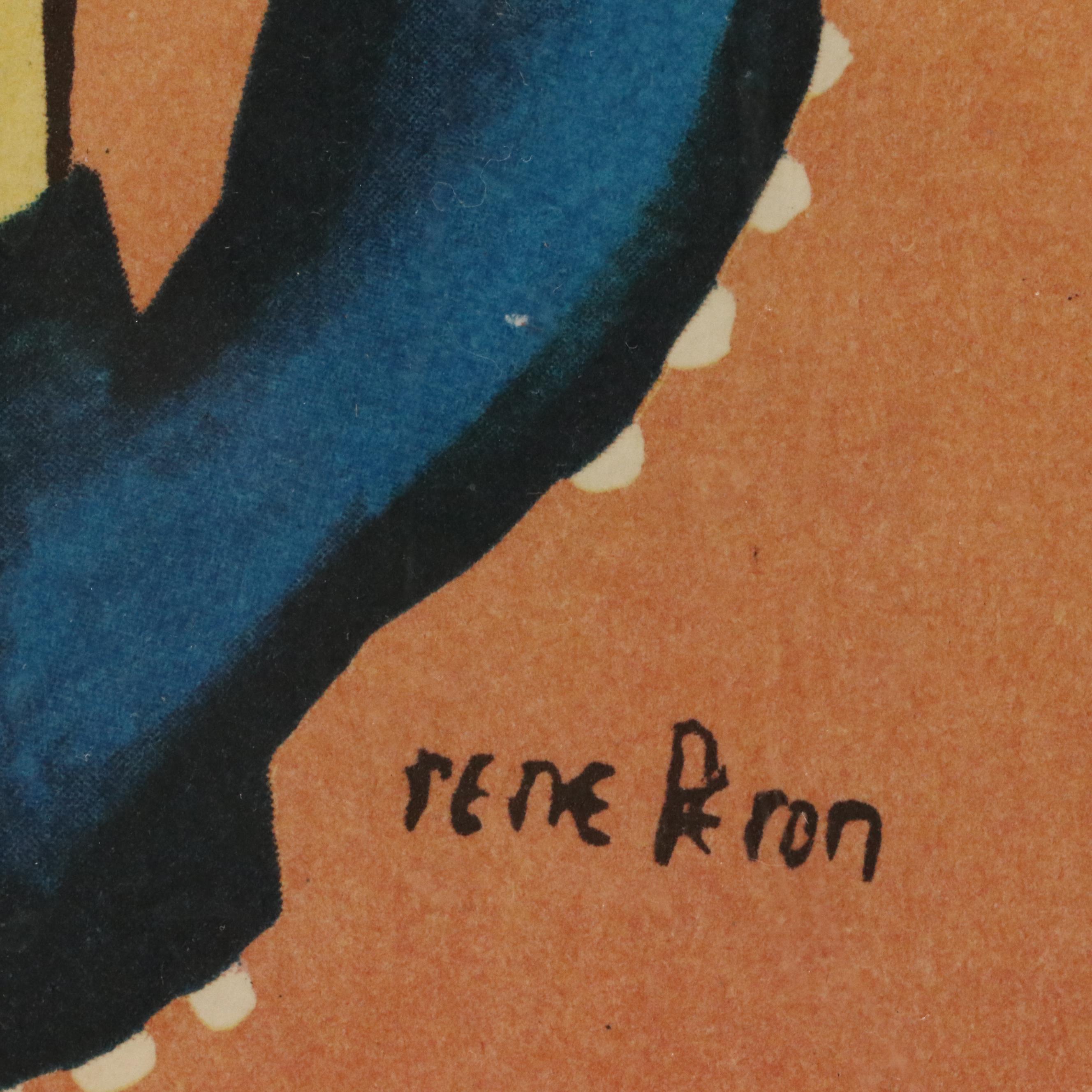 "Jour de Fête" French Film Poster Designed by René Péron