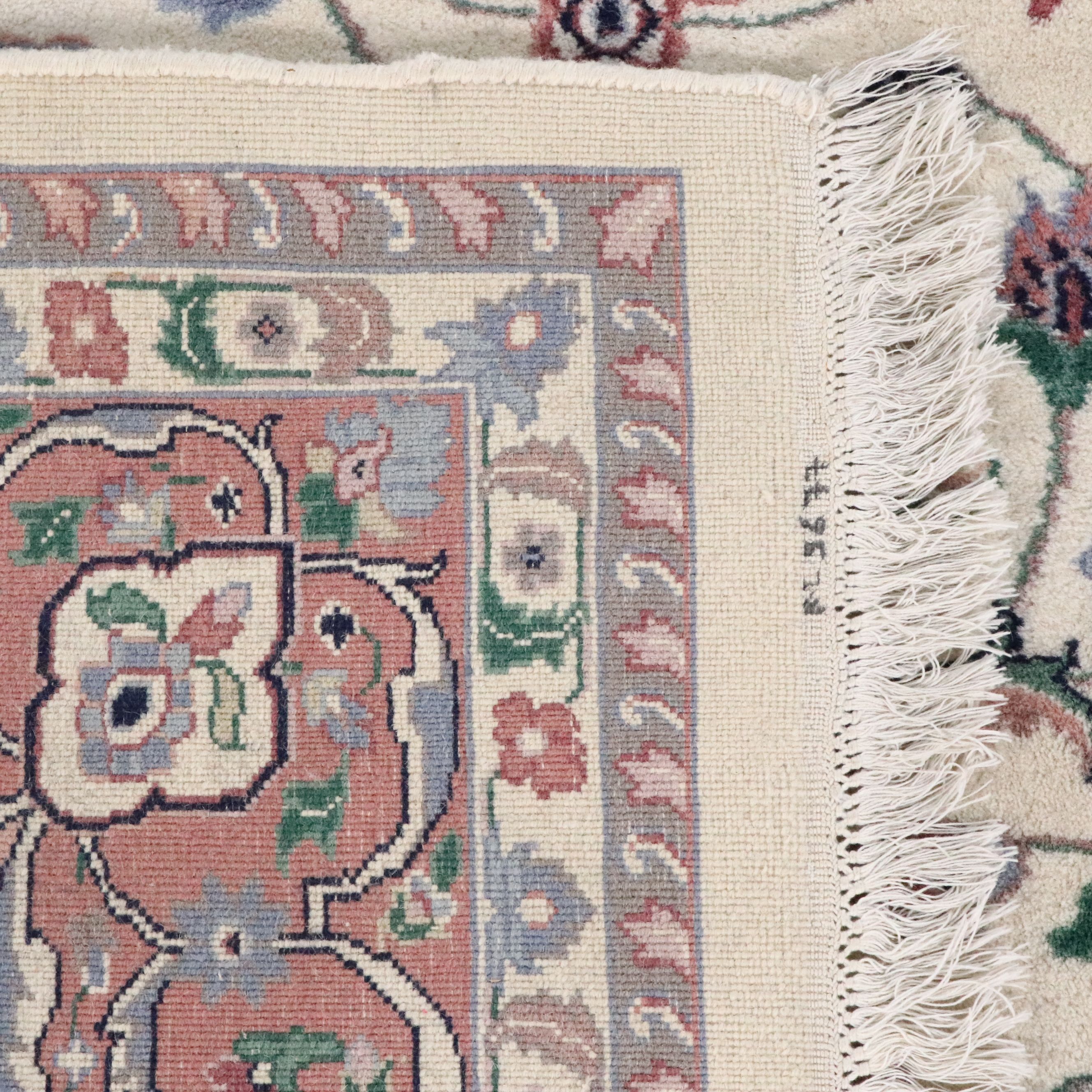 7'7 x 9'10 Hand-Knotted Sino-Persian Tabriz Area Rug