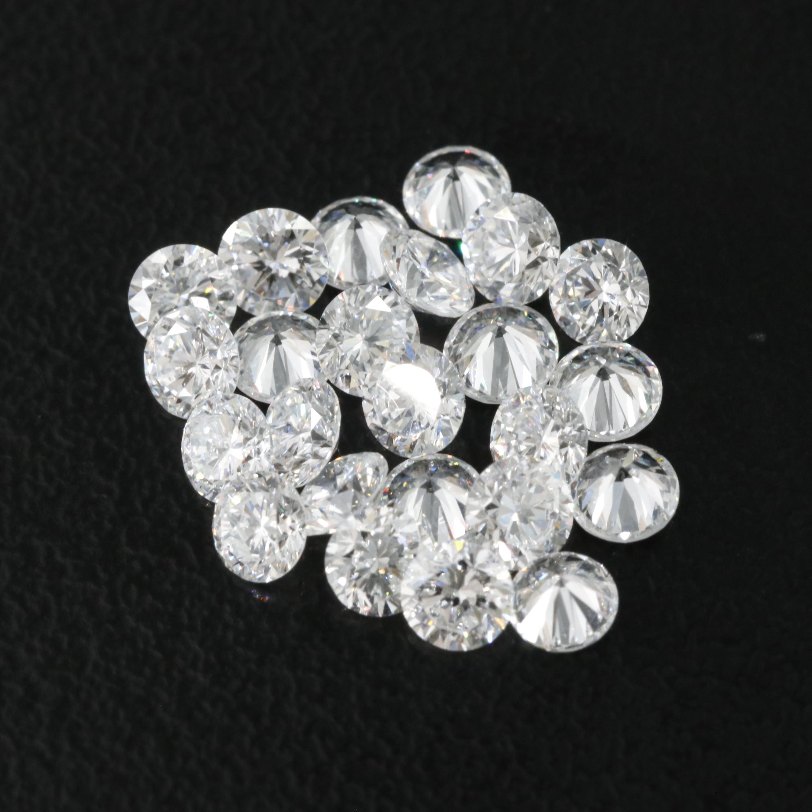 Loose 3.08 CTW Lab Grown Diamonds