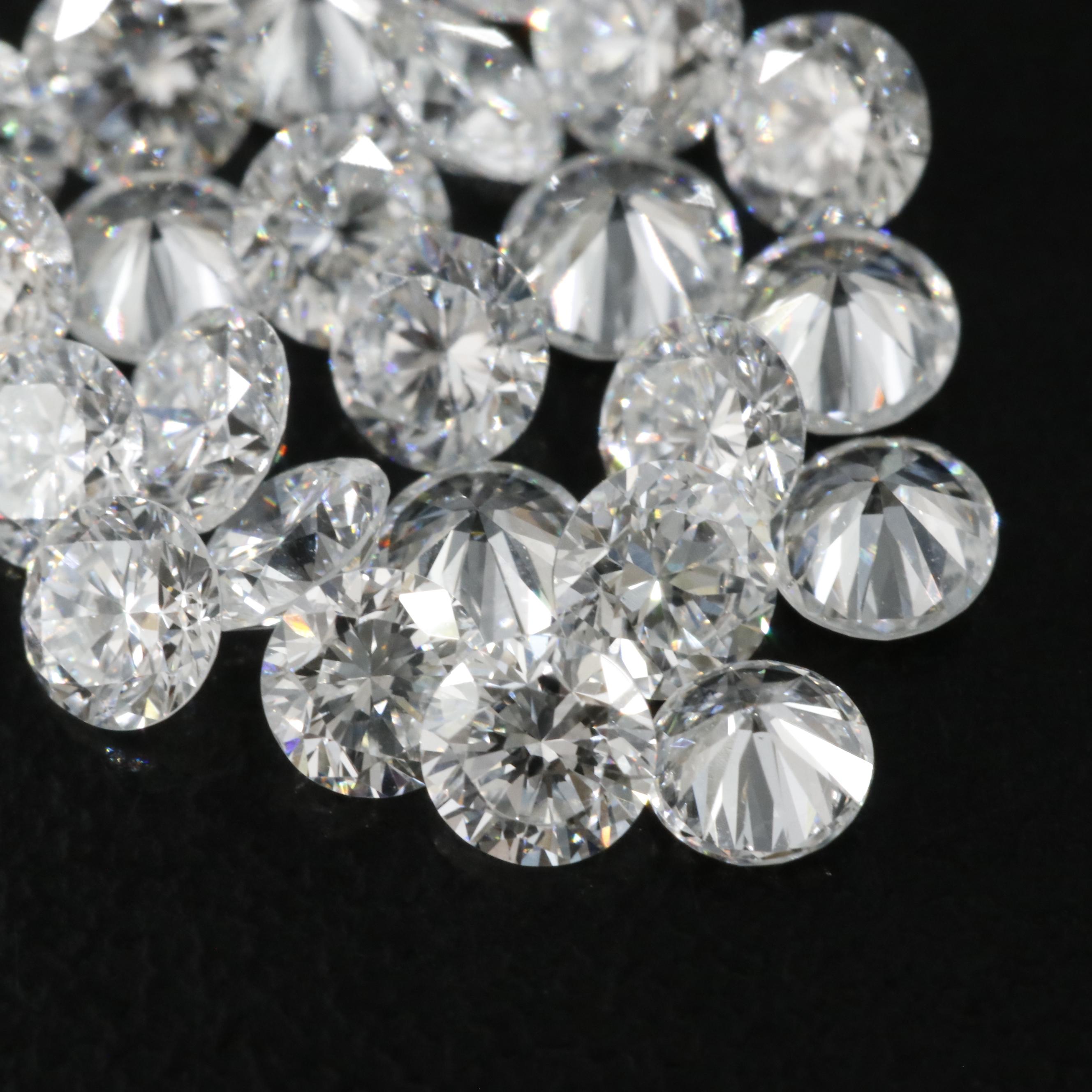 Loose 3.08 CTW Lab Grown Diamonds