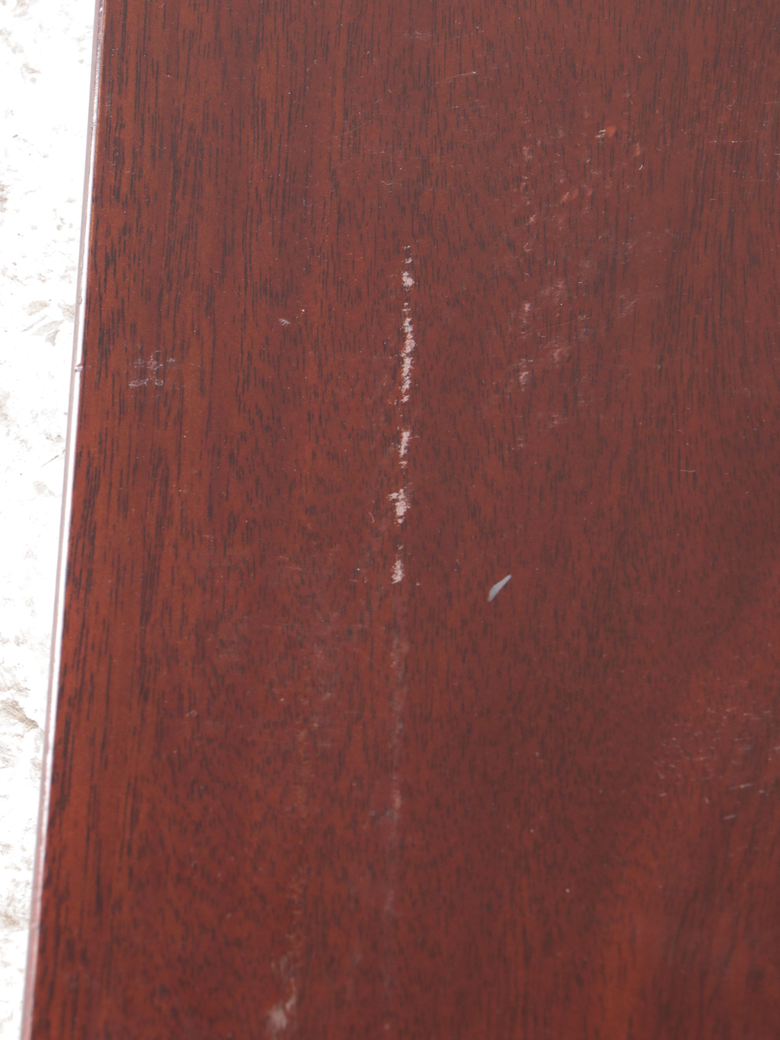 Federal Style Cherry Four-Poster Queen Size Bed, Mid to Late 20th Century