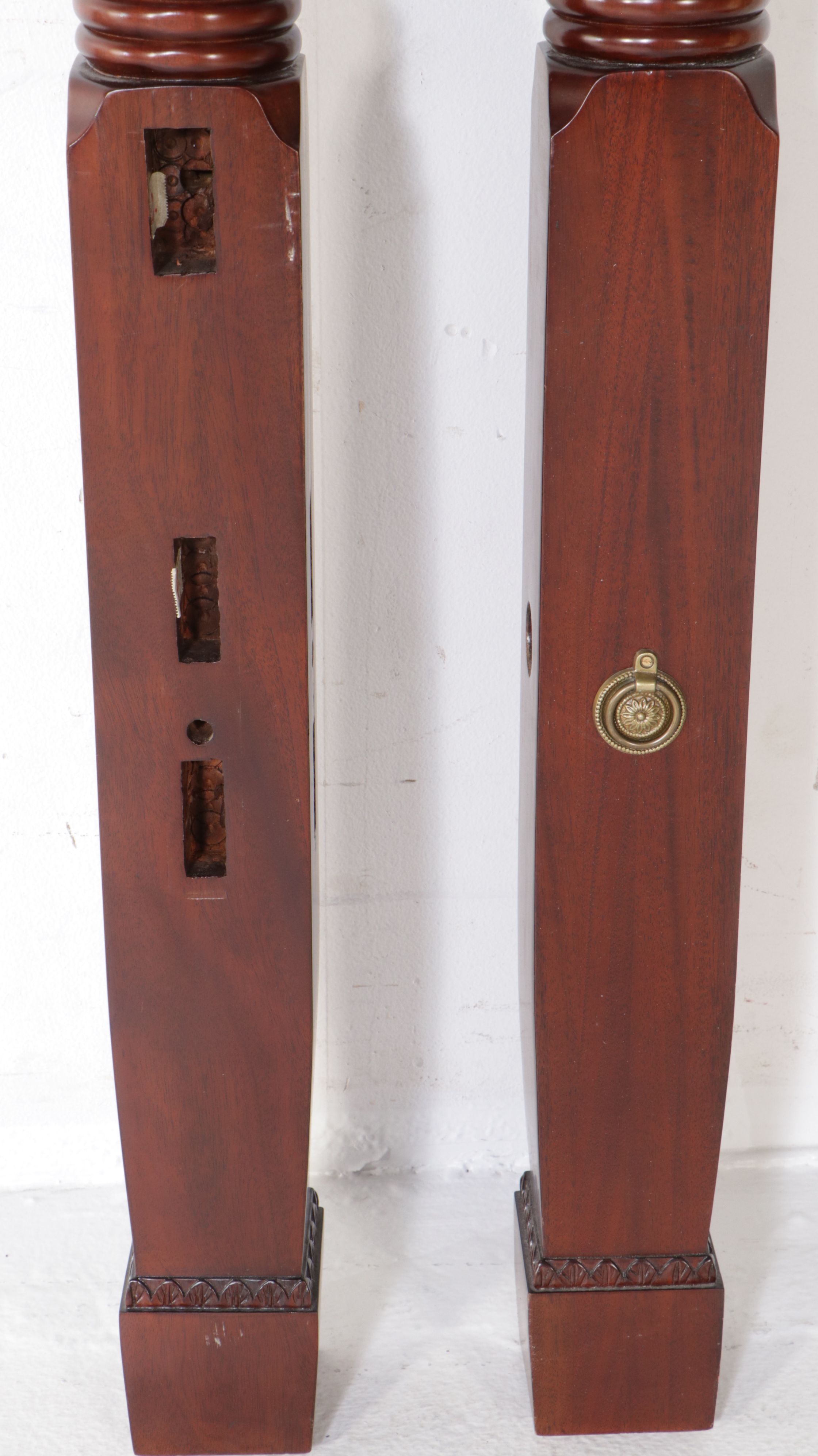 Federal Style Cherry Four-Poster Queen Size Bed, Mid to Late 20th Century