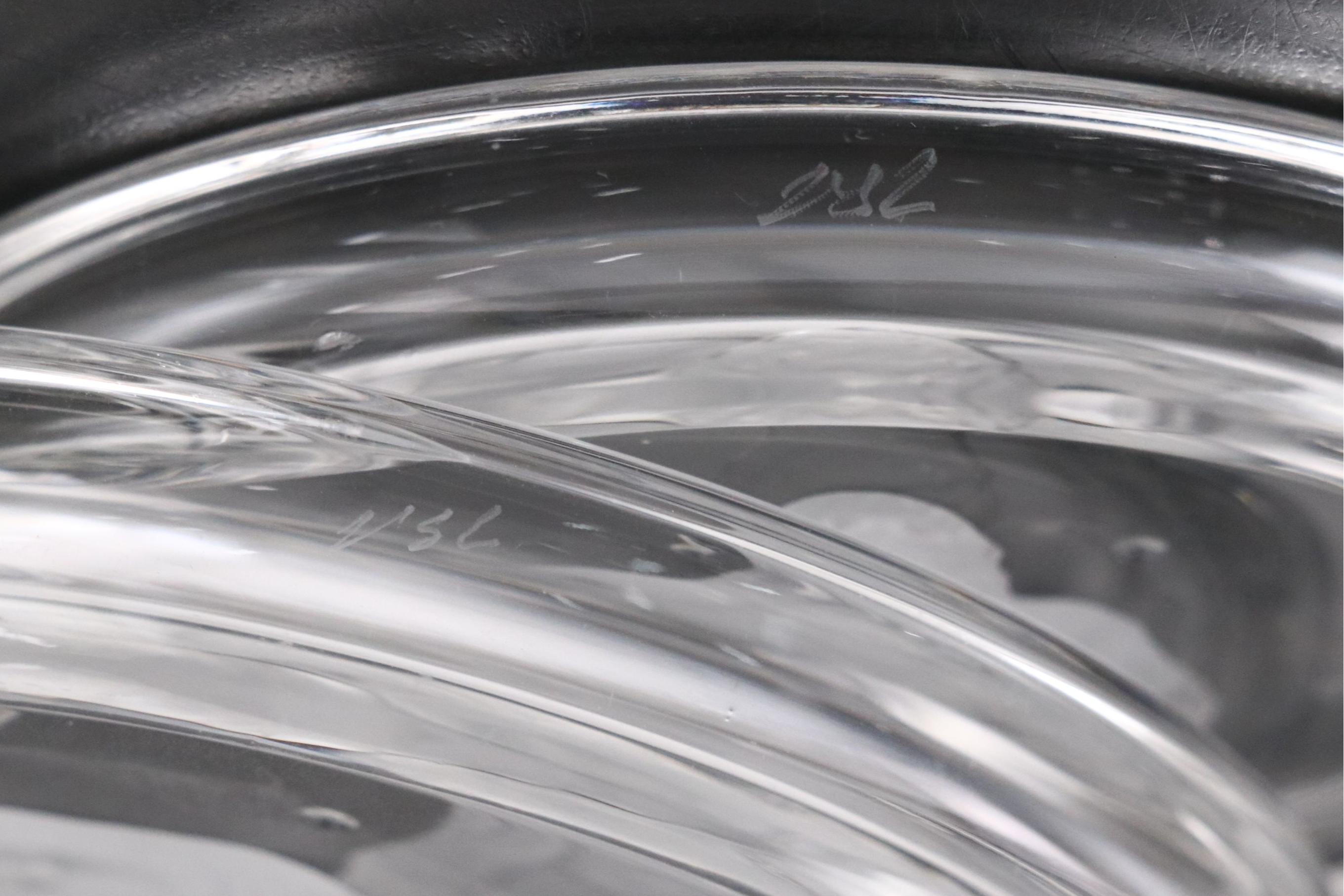 Val St. Lambert Crystal Animal Coasters