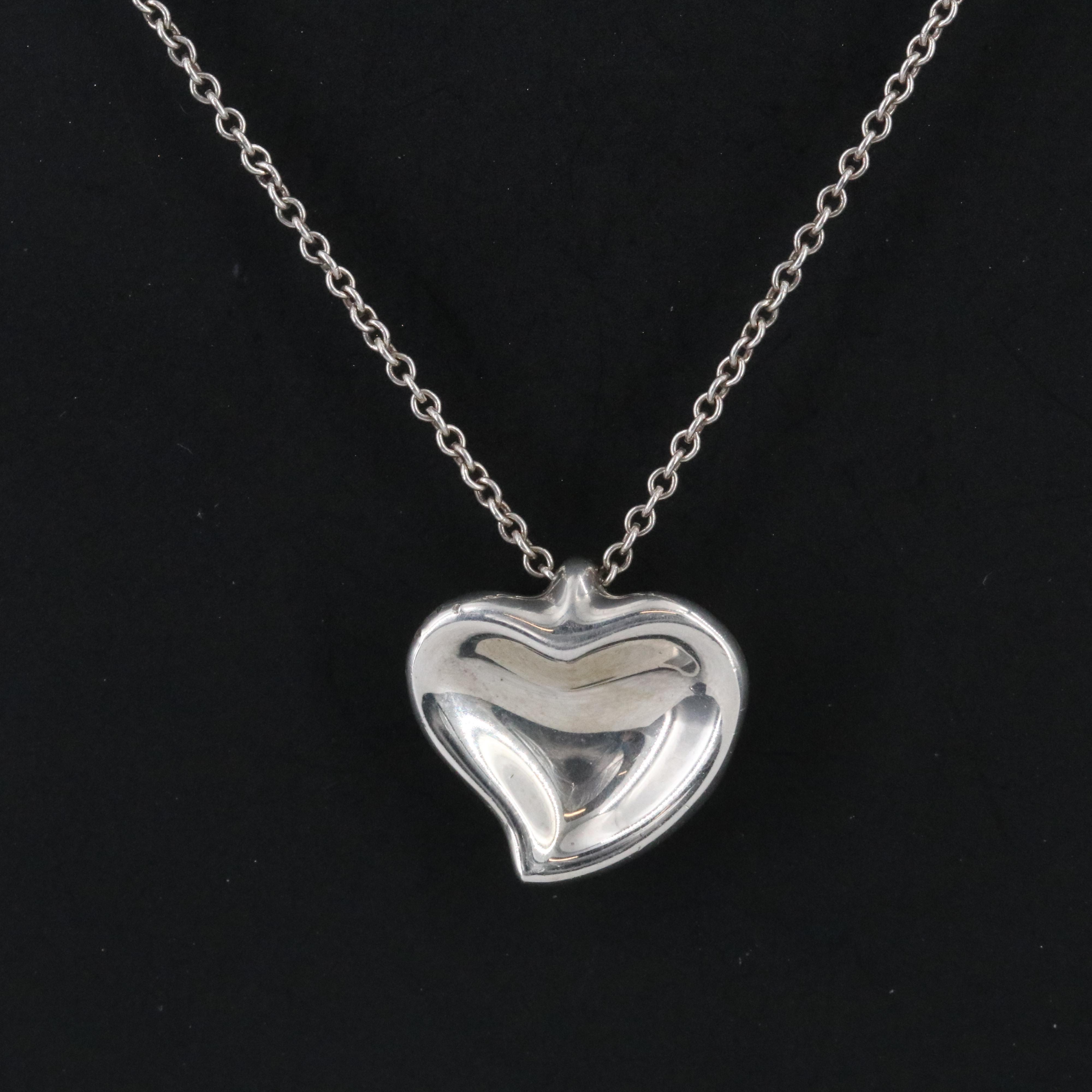 Elsa Peretti for Tiffany & Co. Full Heart Sterling Necklace