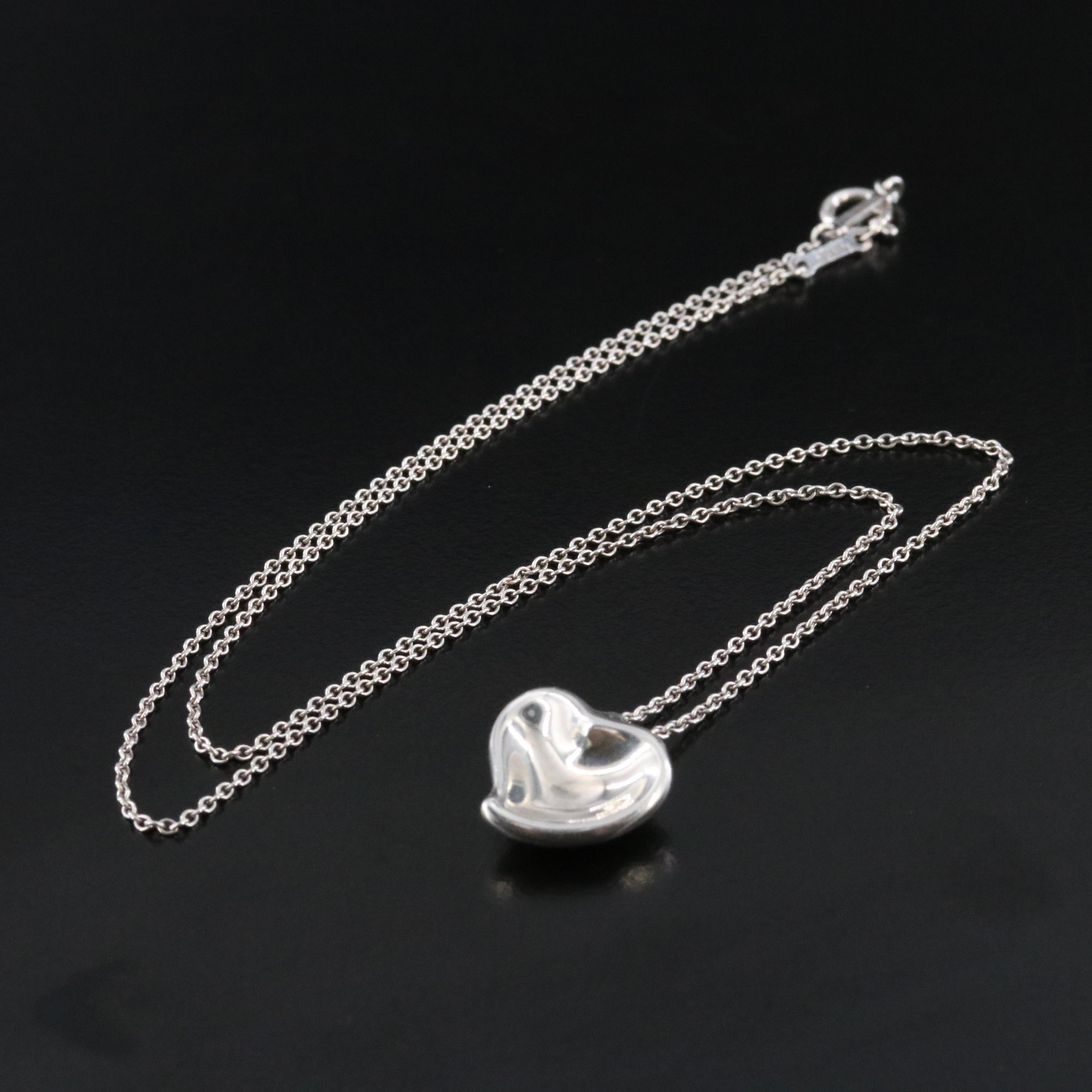 Elsa Peretti for Tiffany & Co. Full Heart Sterling Necklace