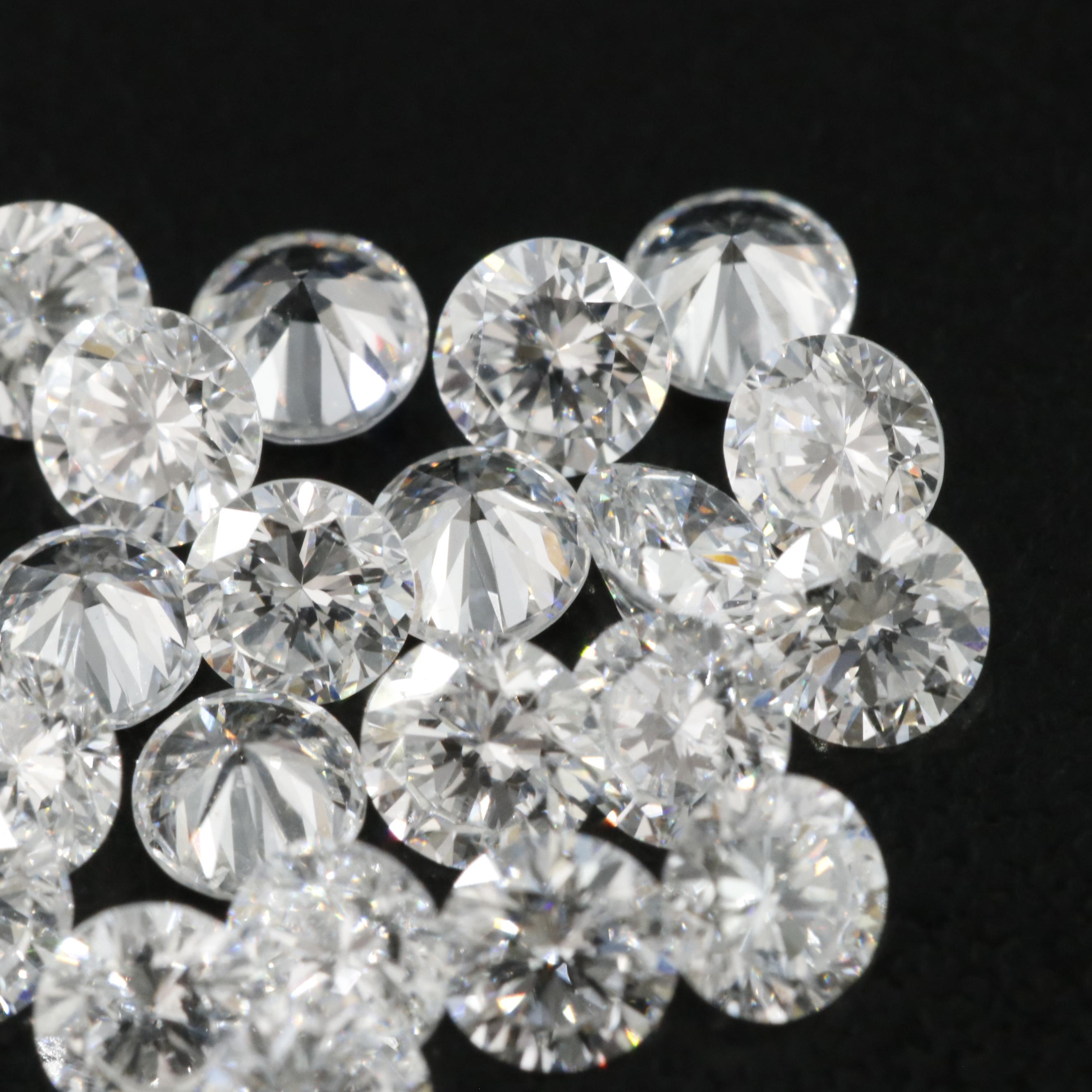 Loose 3.09 CTW Lab Grown Diamonds