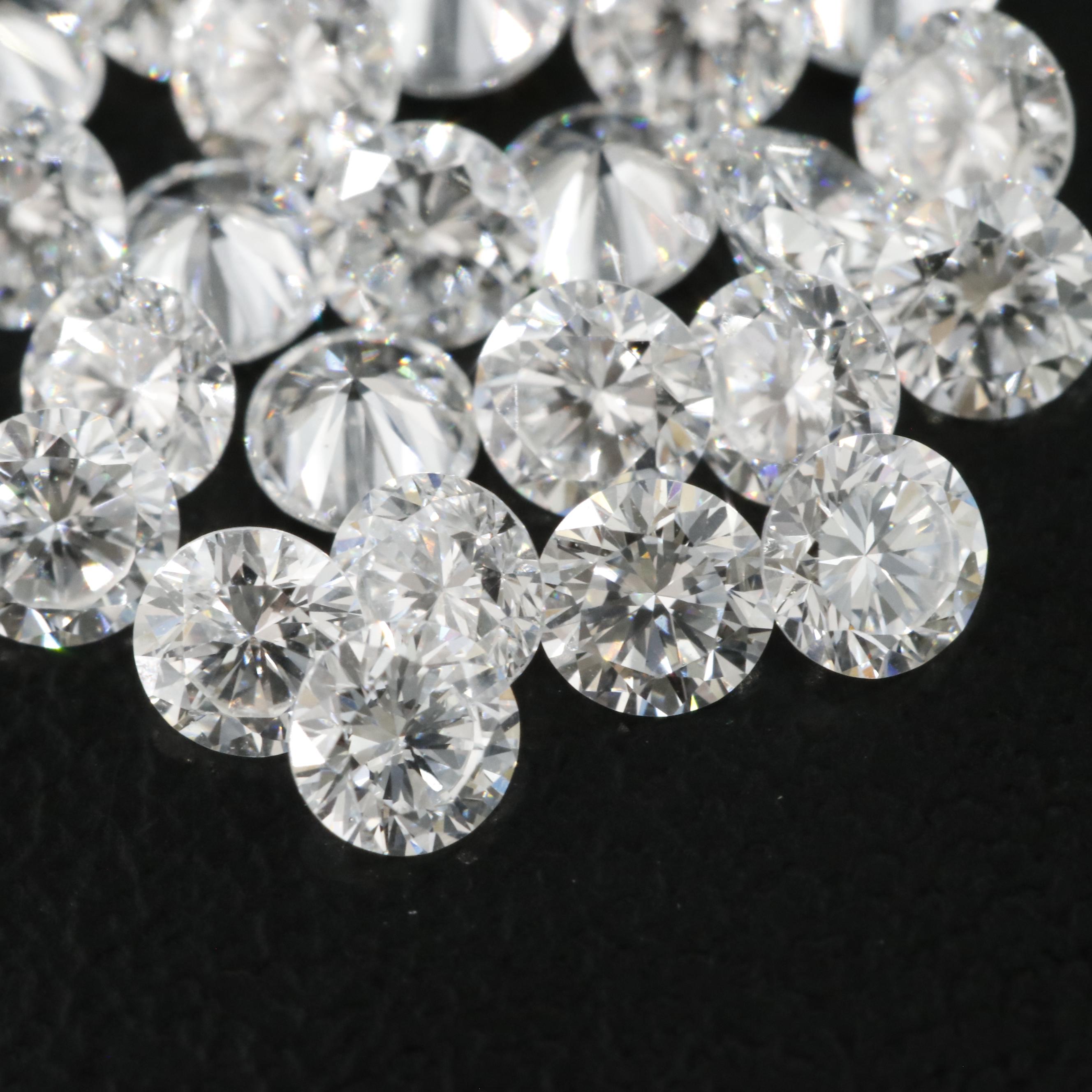 Loose 3.09 CTW Lab Grown Diamonds