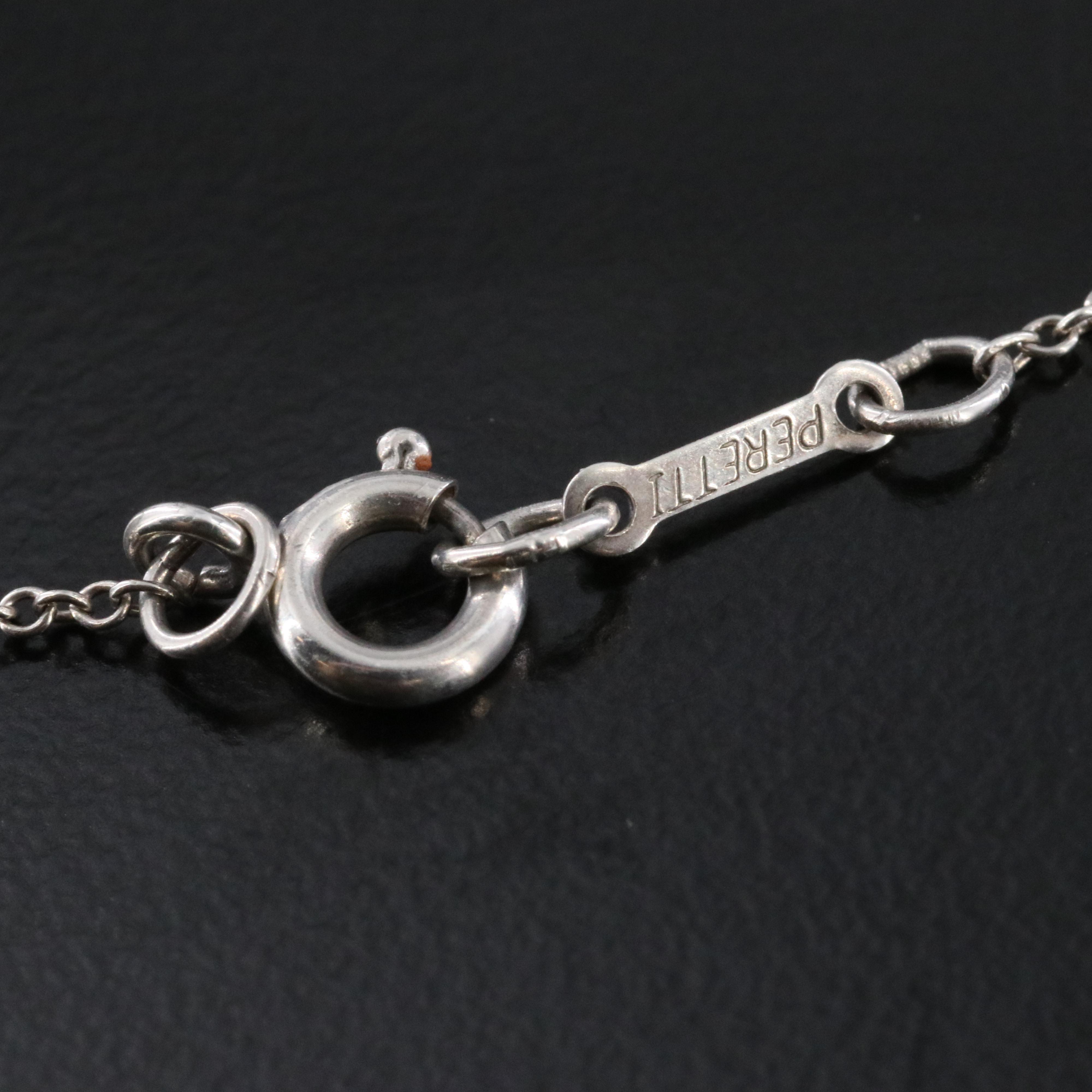 Elsa Peretti for Tiffany & Co. Sterling Infinity Cross Pendant Necklace