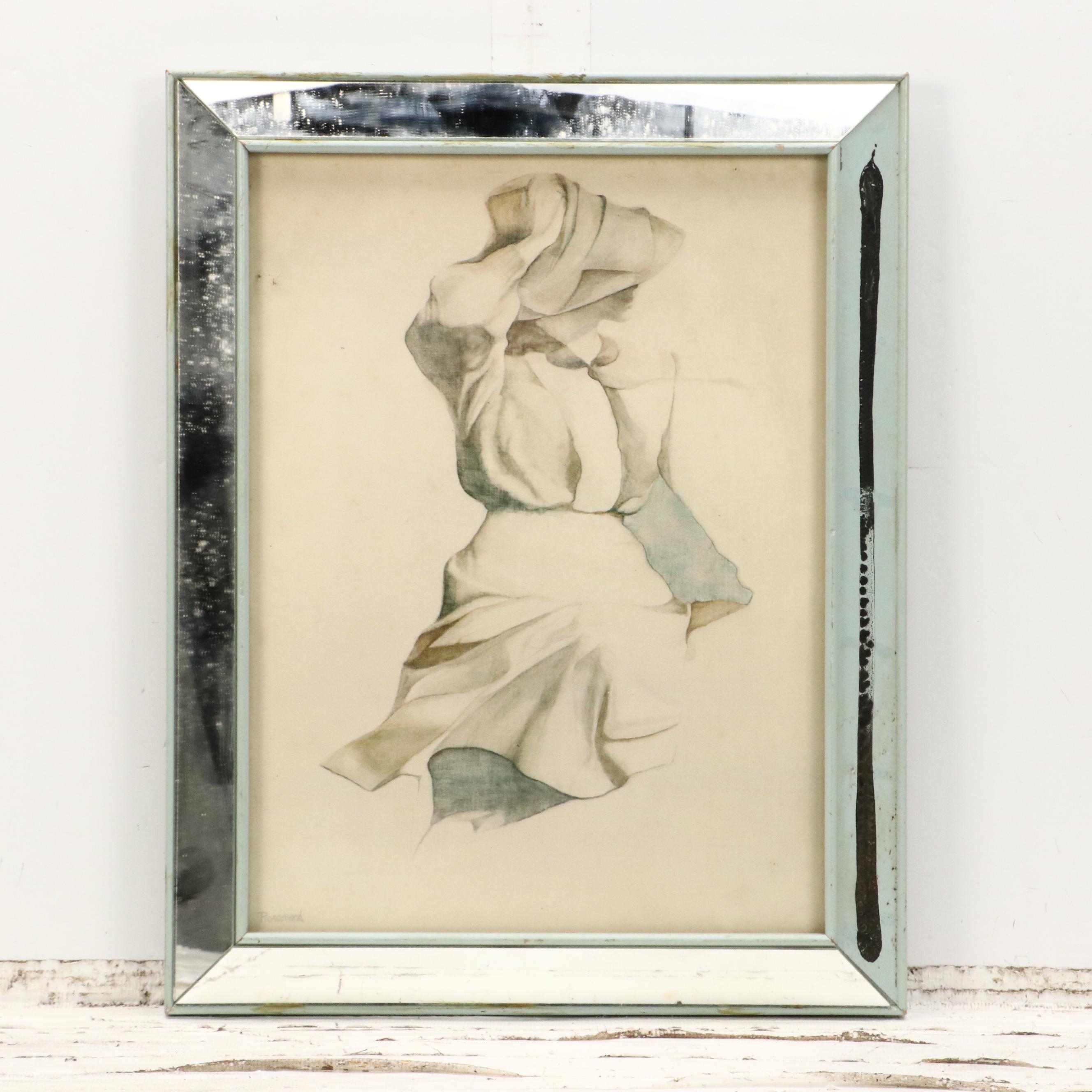 After Christine Rosamond Offset Lithographs "Windblown" and "Summer Mood"