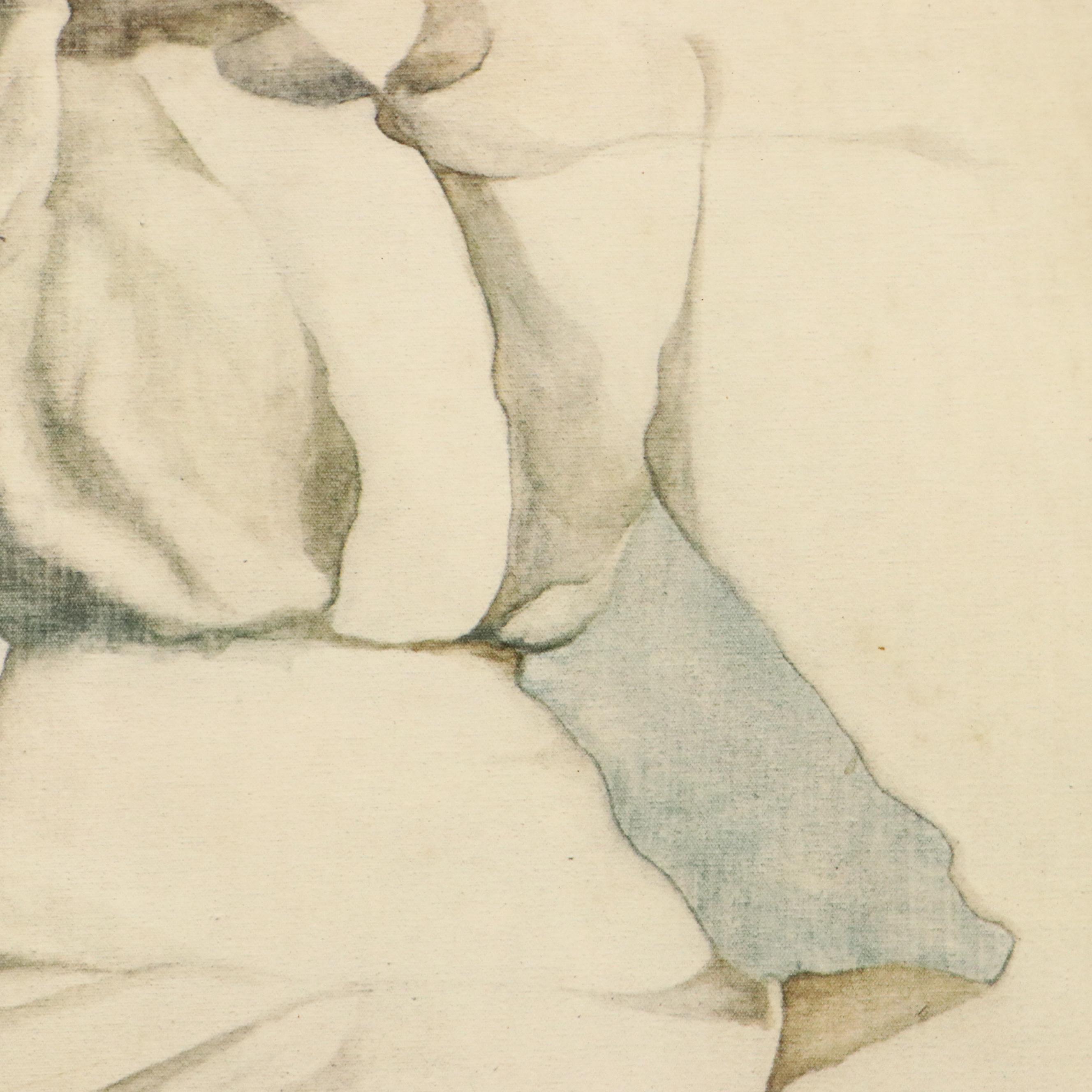 After Christine Rosamond Offset Lithographs "Windblown" and "Summer Mood"