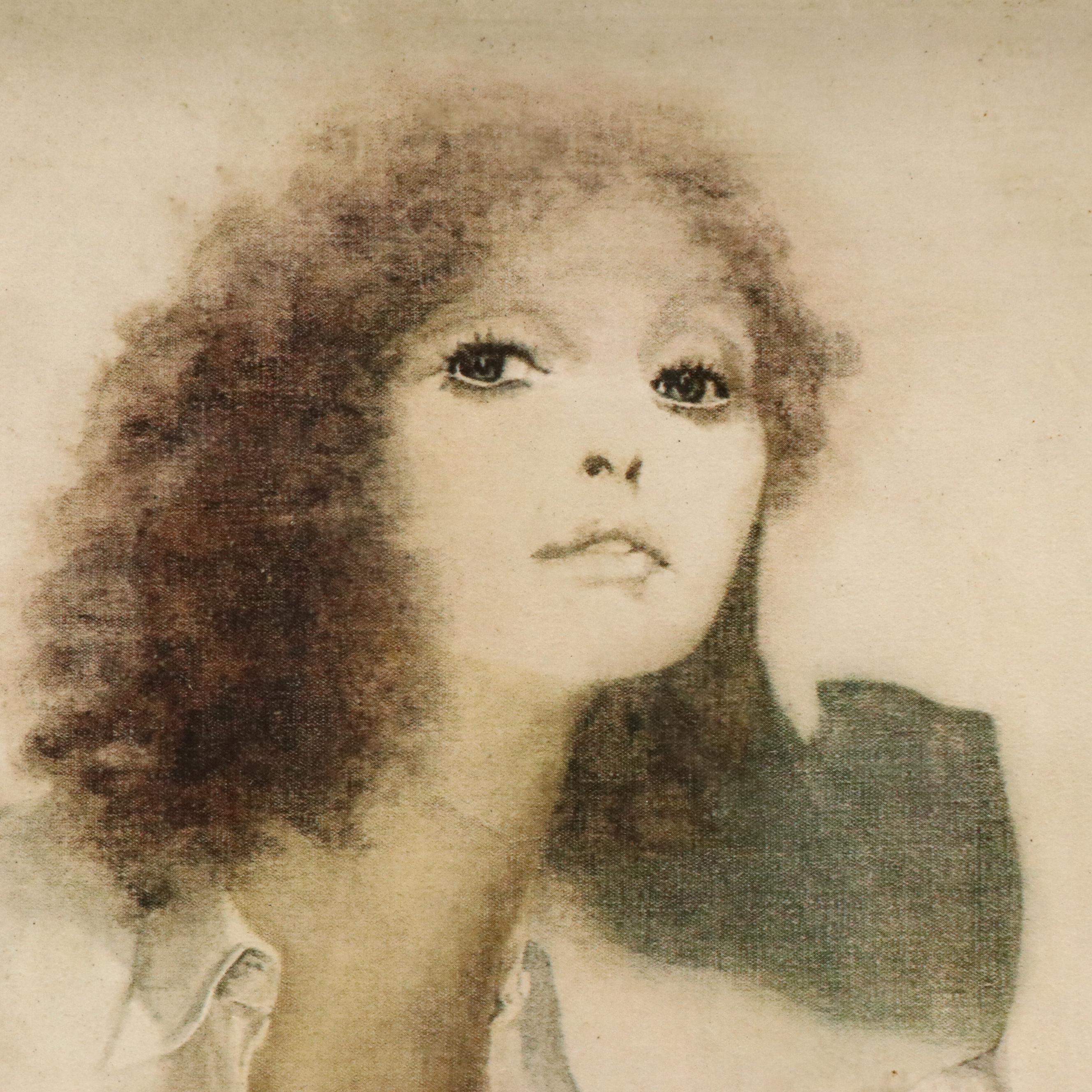 After Christine Rosamond Offset Lithographs "Windblown" and "Summer Mood"