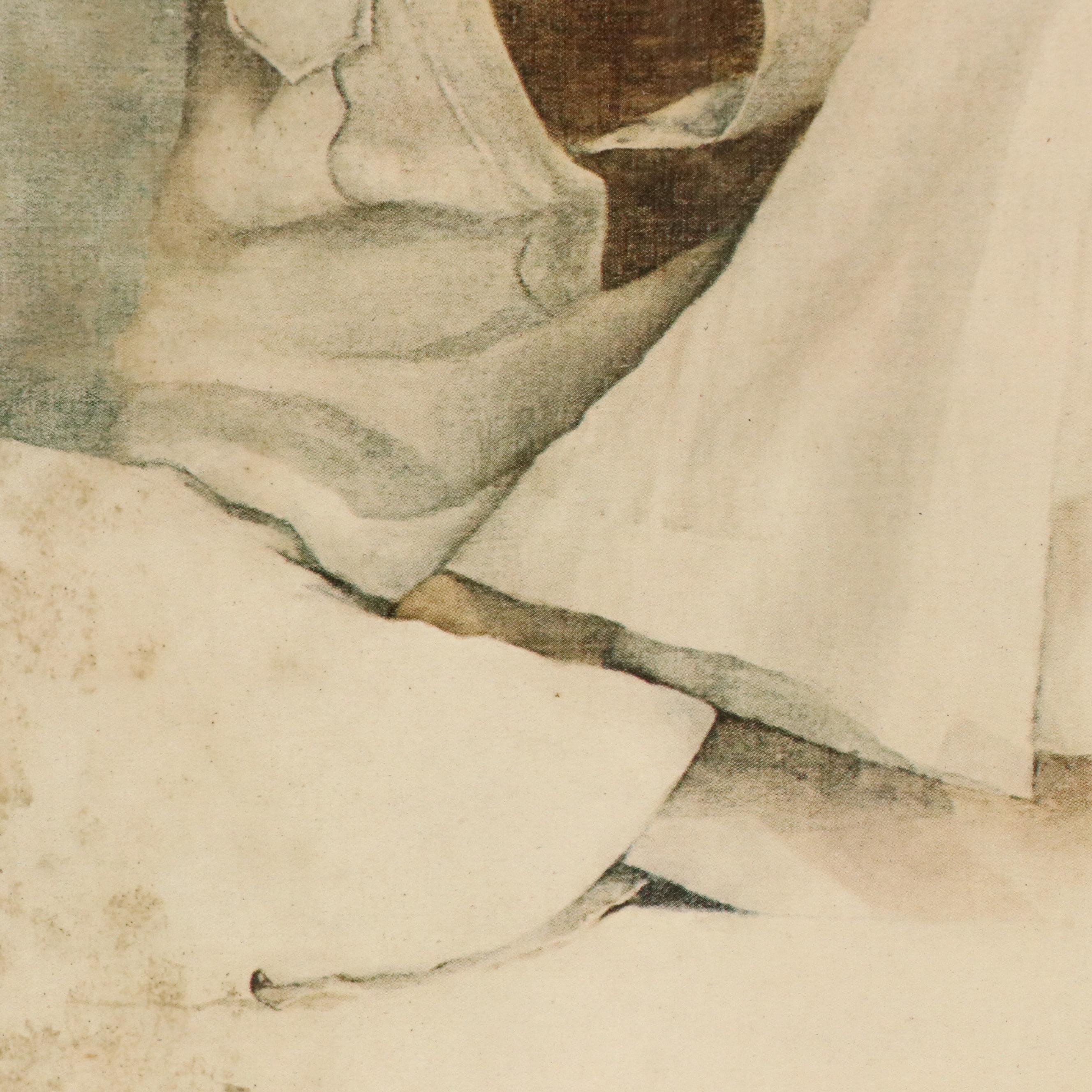 After Christine Rosamond Offset Lithographs "Windblown" and "Summer Mood"