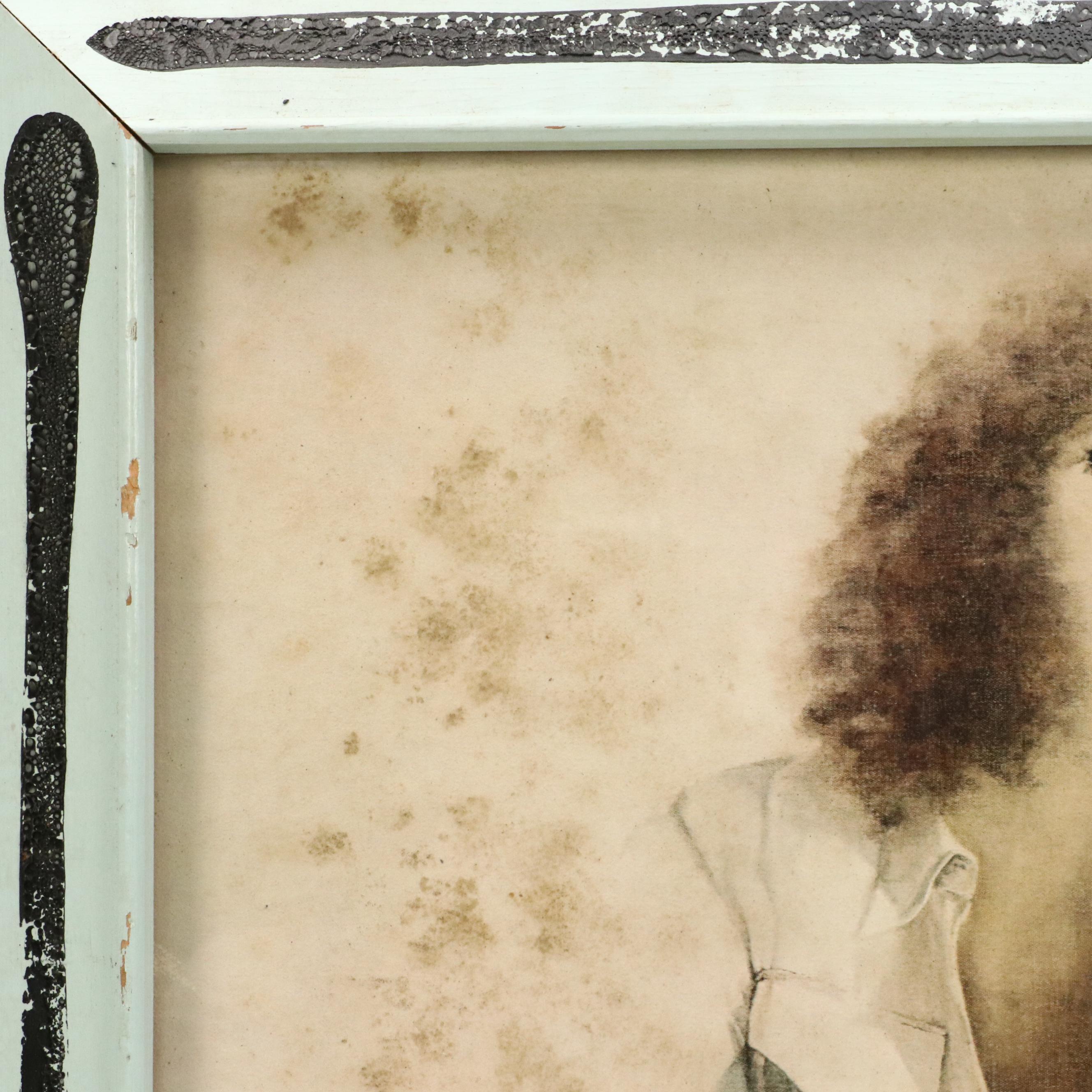 After Christine Rosamond Offset Lithographs "Windblown" and "Summer Mood"