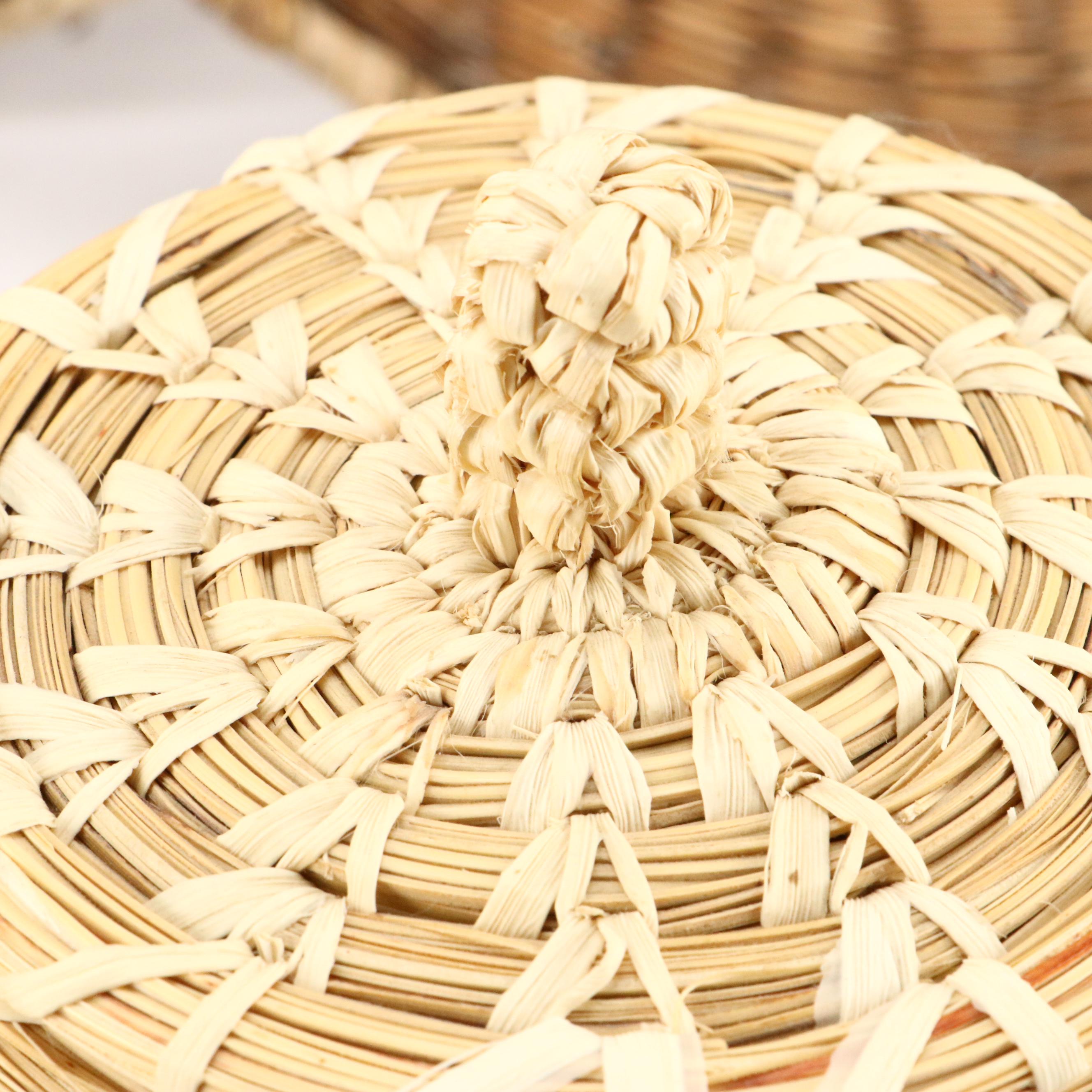 Southwestern Tohono O'odham and Other Native American Handwoven Yucca Baskets