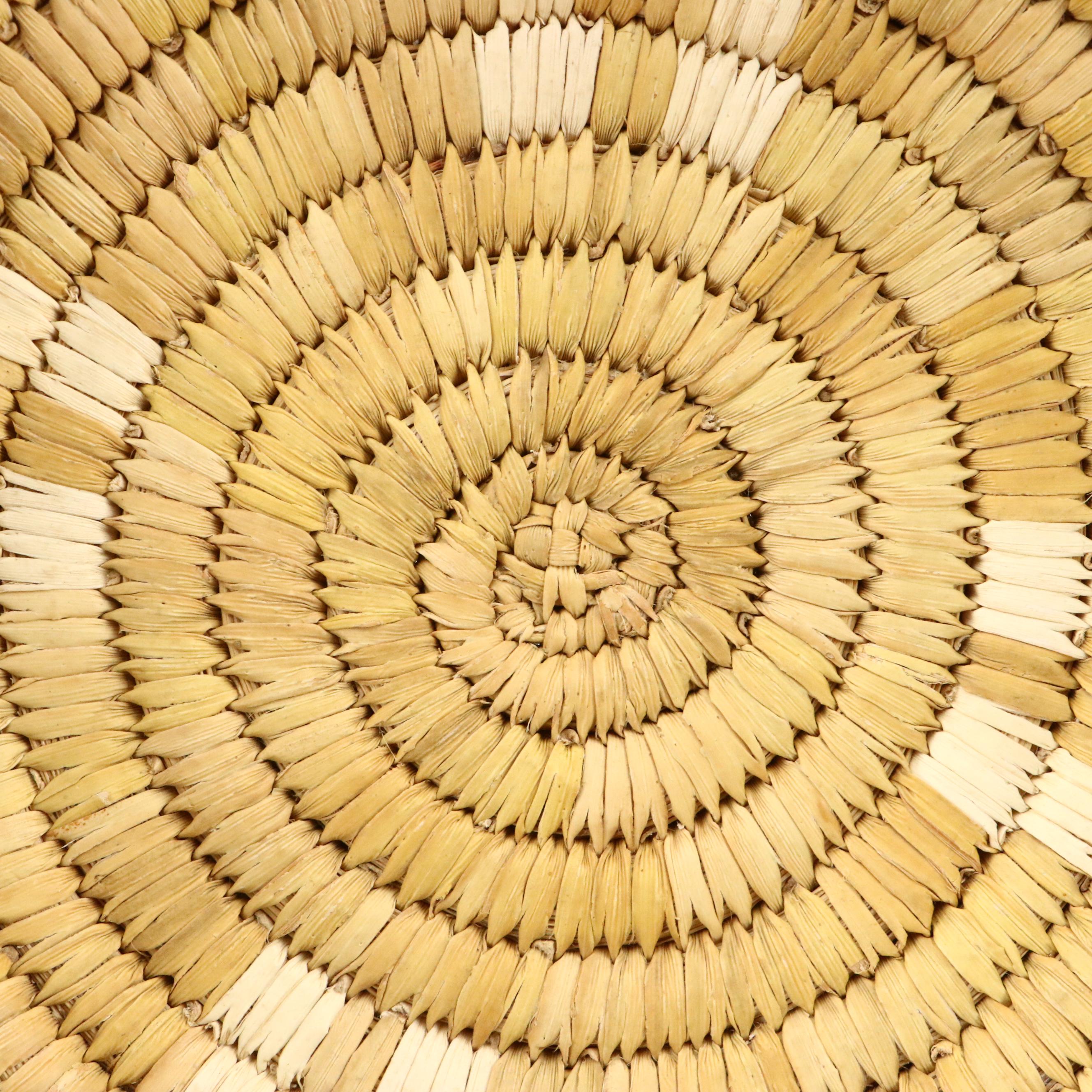 Southwestern Tohono O'odham and Other Native American Handwoven Yucca Baskets