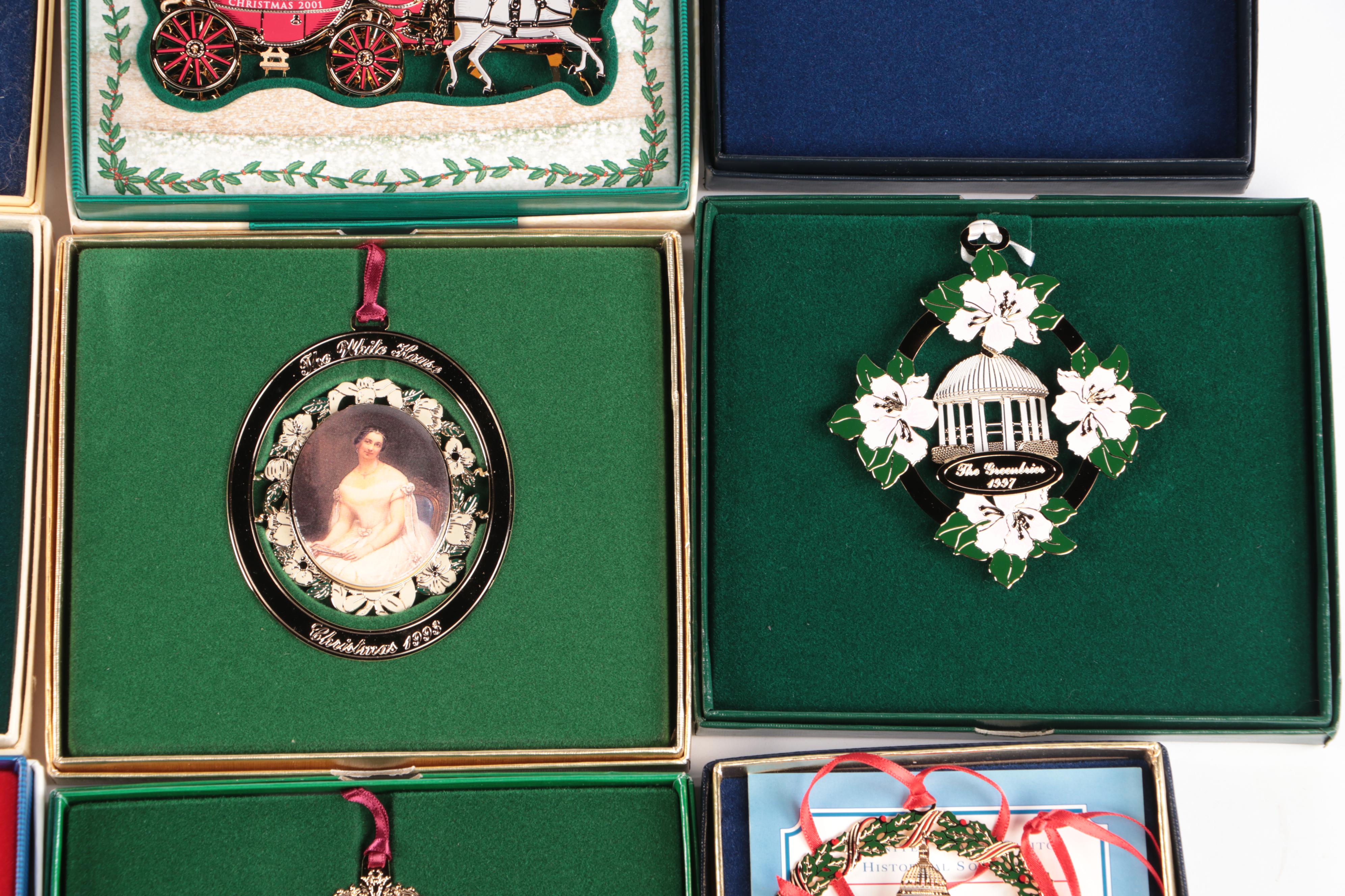 White House Historical Association Annual Ornaments with Other Ornaments