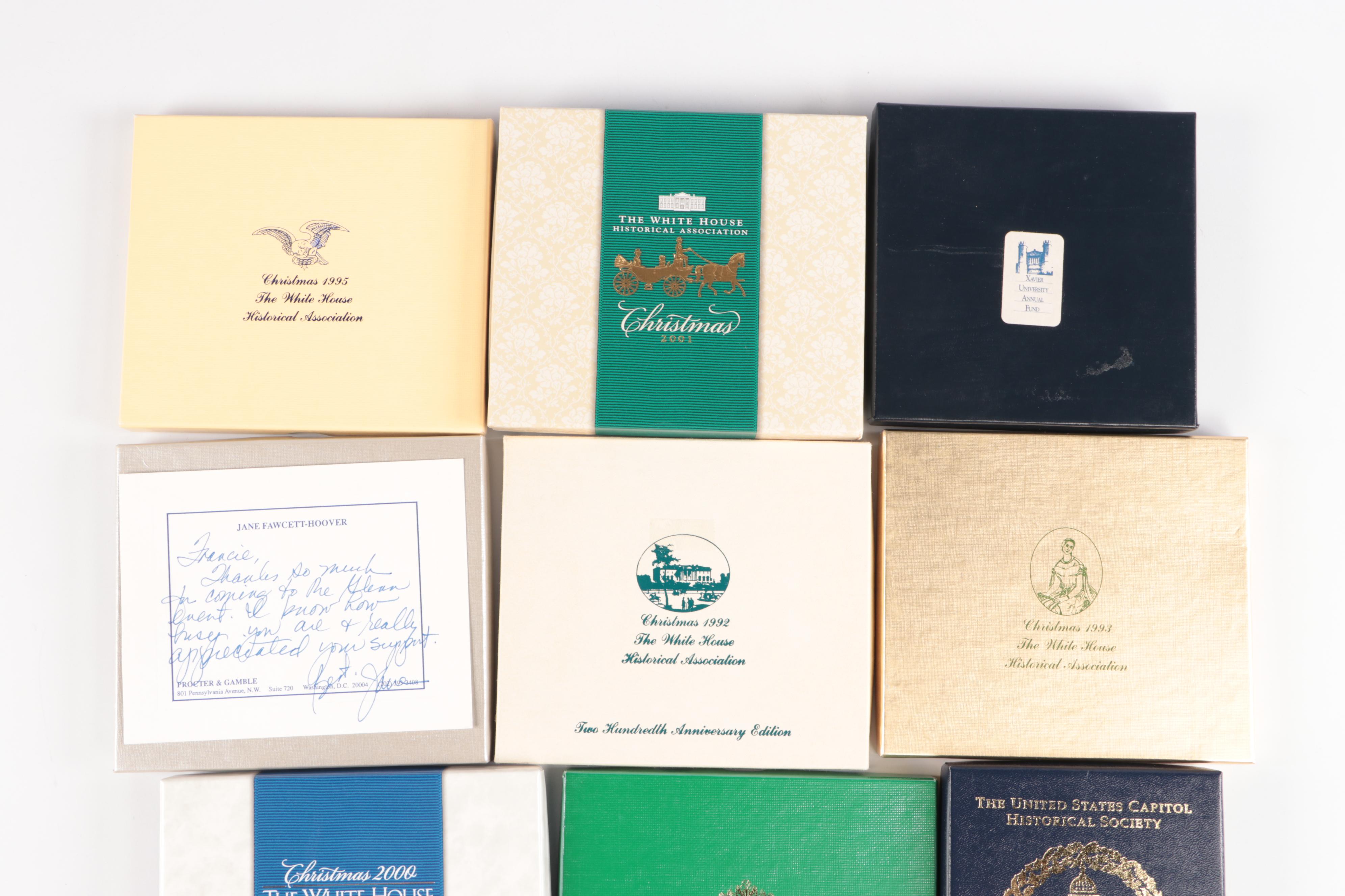 White House Historical Association Annual Ornaments with Other Ornaments