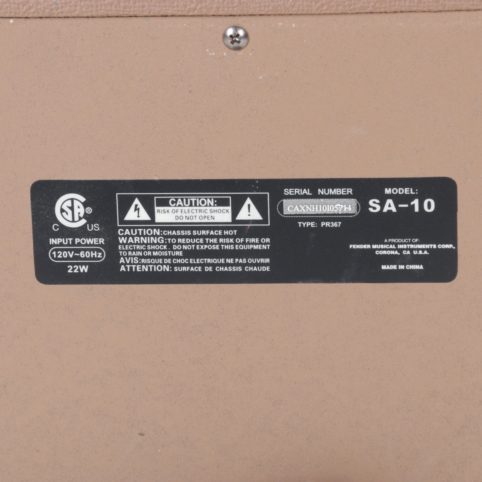 Fender Acoustic Guitar Combo Amp in Beige