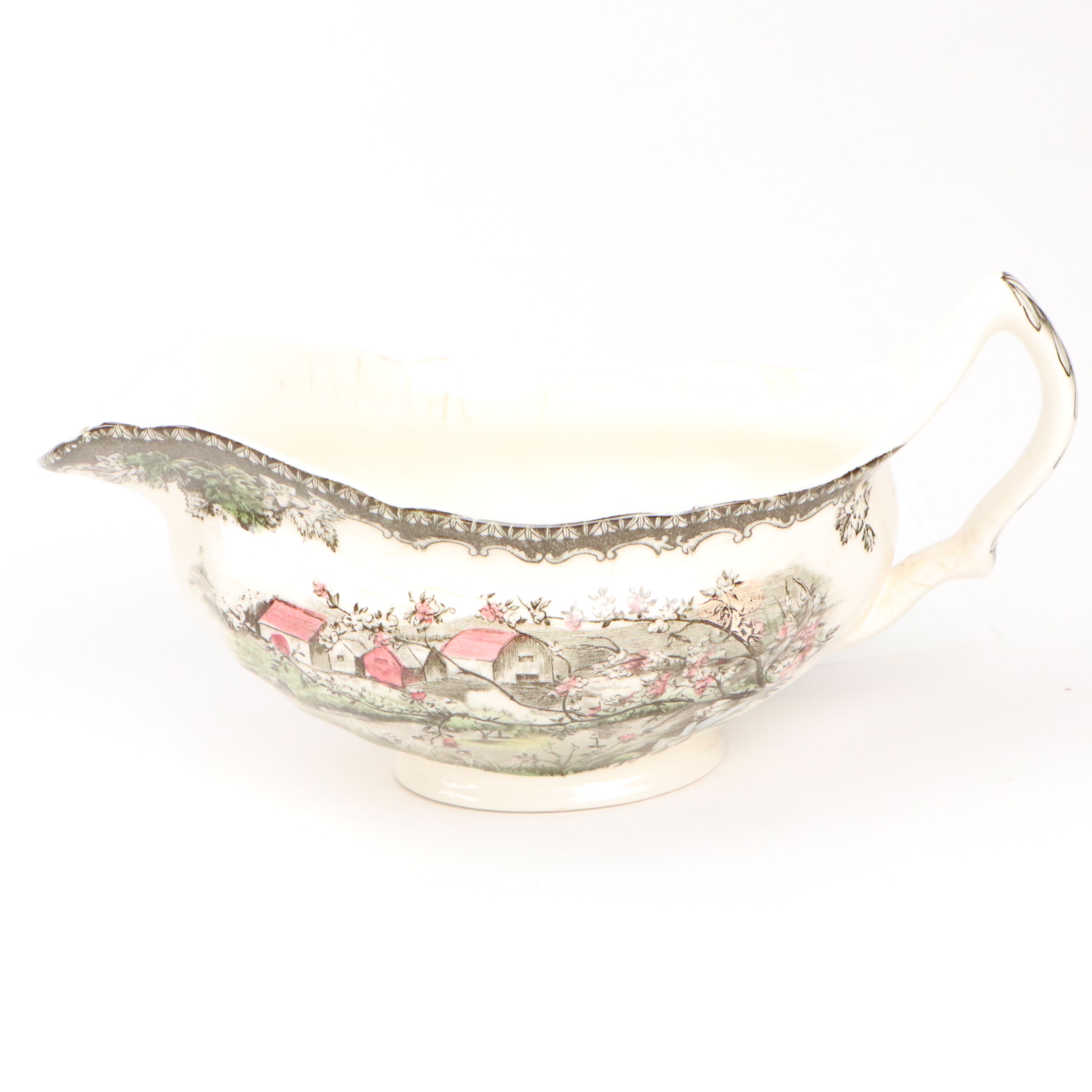 Johnson Bros "The Friendly Village" Ceramic Dinnerware, Mid to Late 20th Century