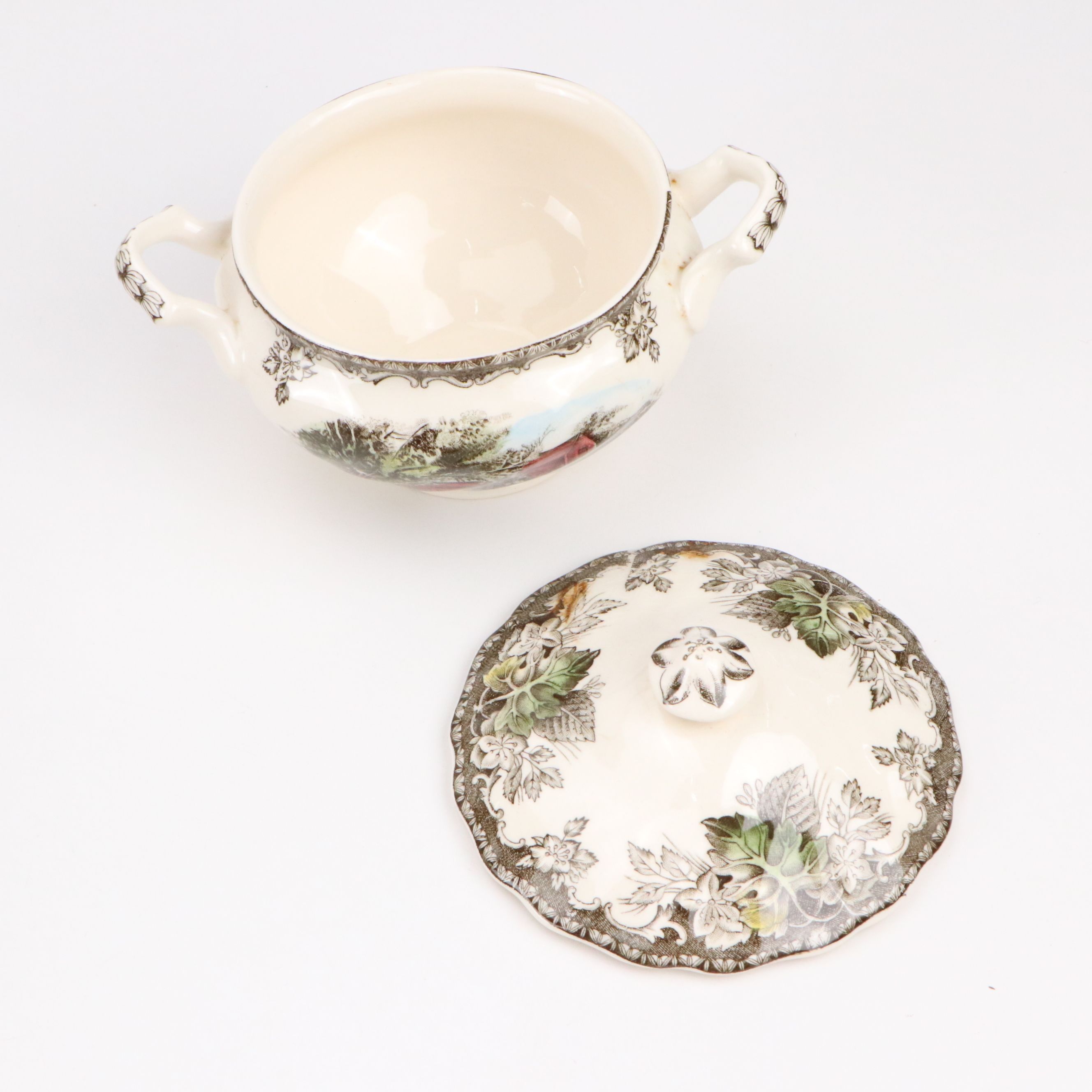 Johnson Bros "The Friendly Village" Ceramic Dinnerware, Mid to Late 20th Century