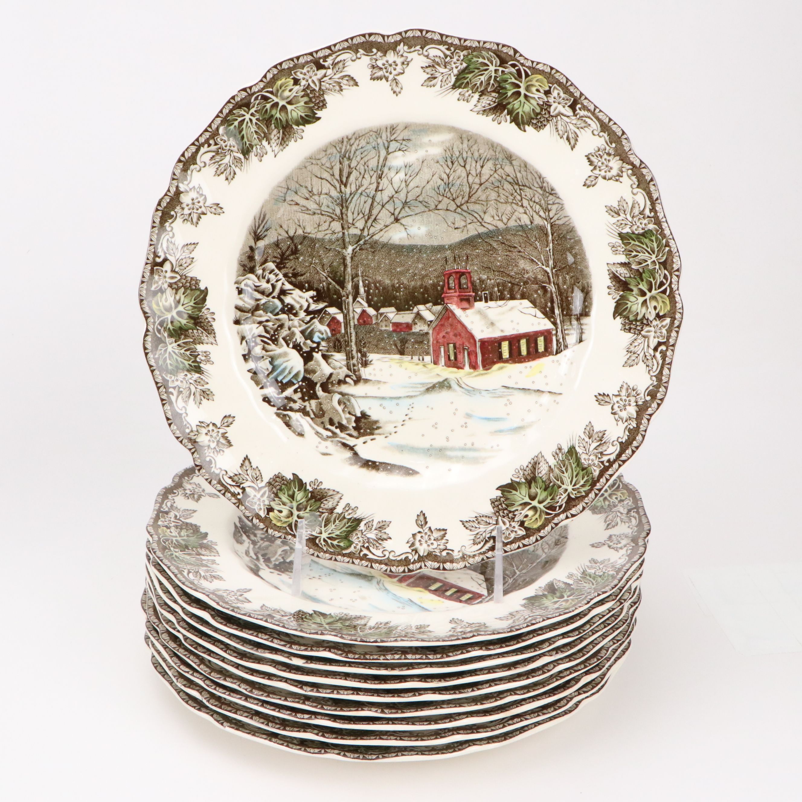 Johnson Bros "The Friendly Village" Ceramic Dinnerware, Mid to Late 20th Century
