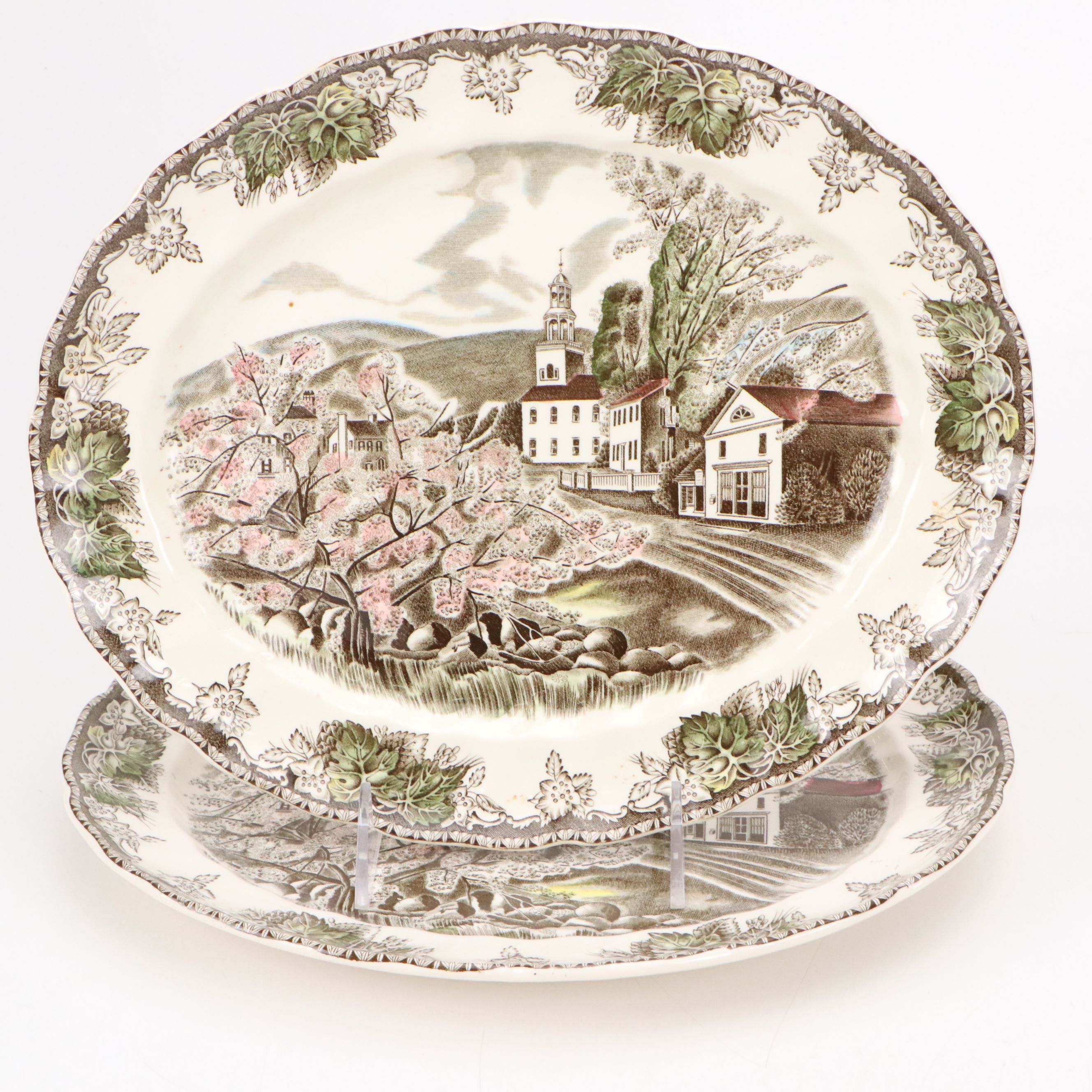 Johnson Bros "The Friendly Village" Ceramic Dinnerware, Mid to Late 20th Century