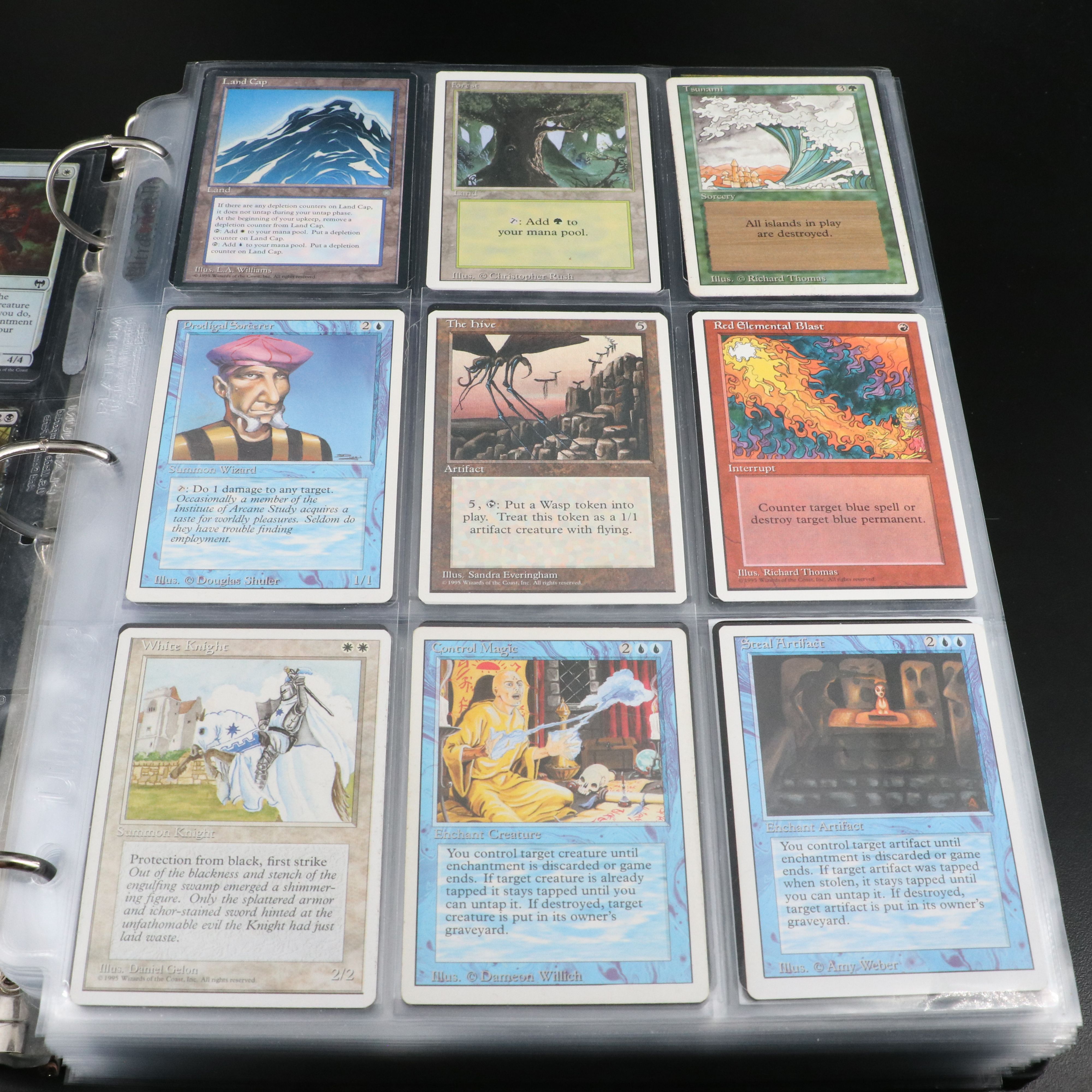 Two Albums of Magic The Gathering Cards, 1990s to 2020s, Over 1,250 Cards