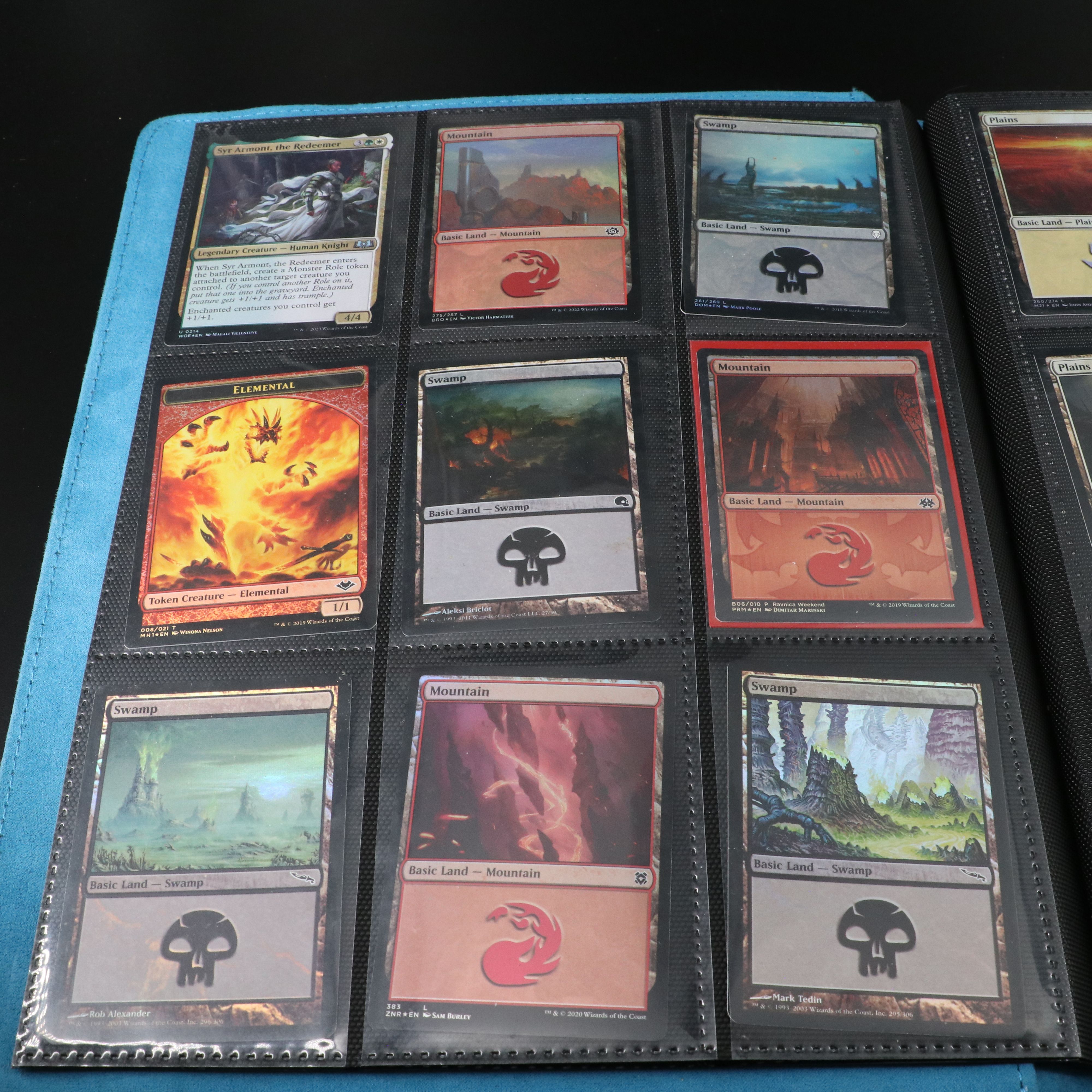 Two Albums of Magic The Gathering Cards, 1990s to 2020s, Over 1,250 Cards