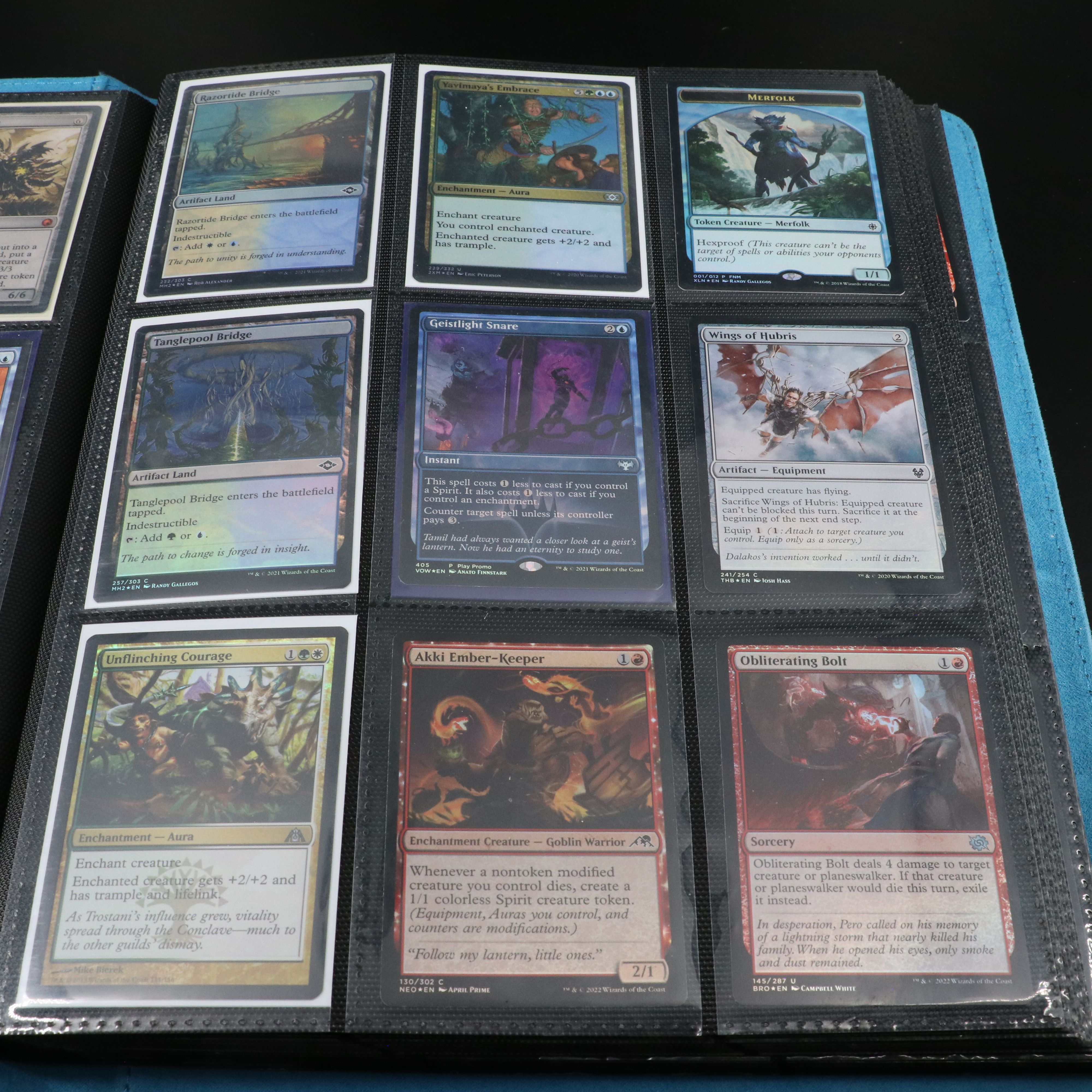 Two Albums of Magic The Gathering Cards, 1990s to 2020s, Over 1,250 Cards