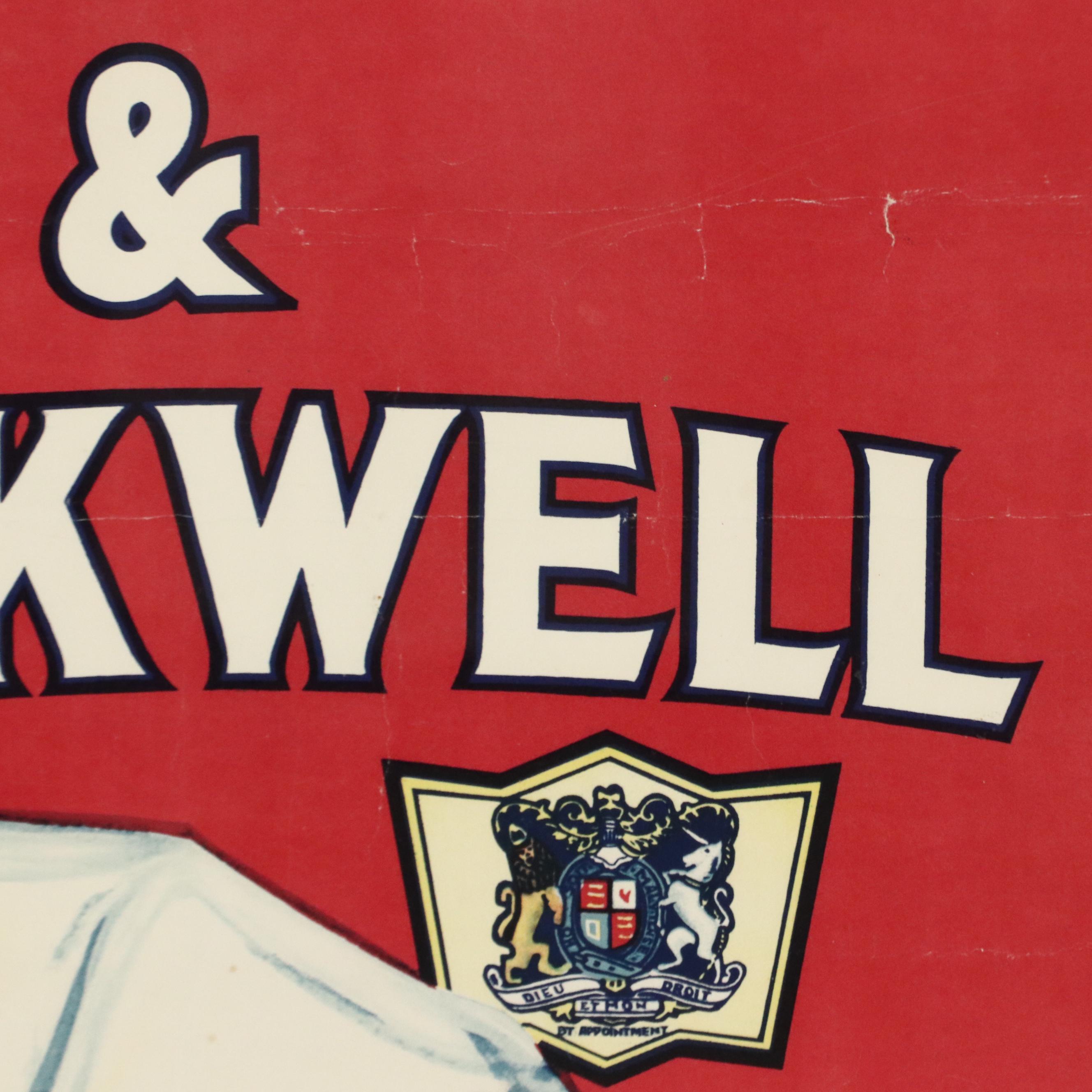 Crosse & Blackwell Stews and Corned Beef Advertisement Poster, Mid-20th Century