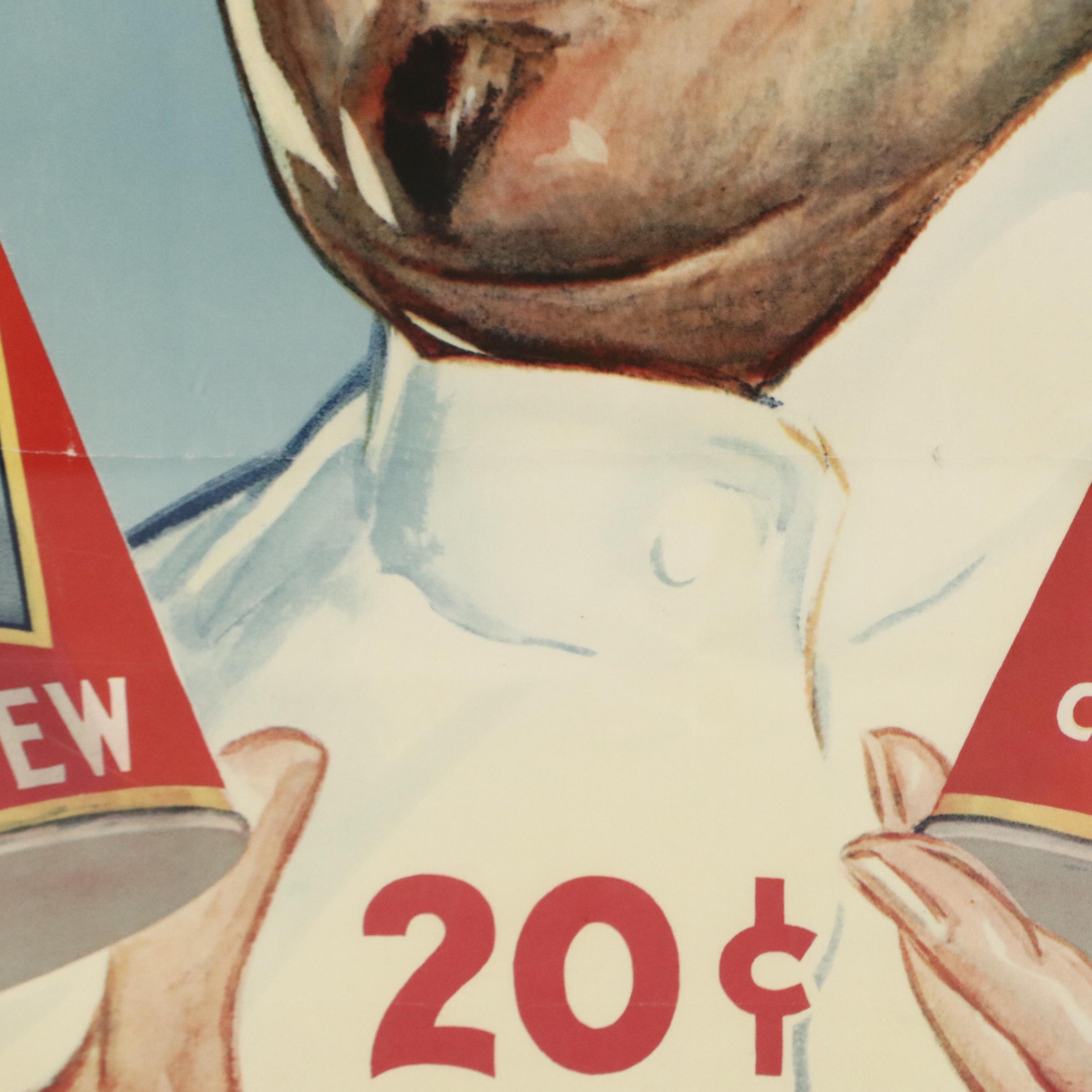 Crosse & Blackwell Stews and Corned Beef Advertisement Poster, Mid-20th Century