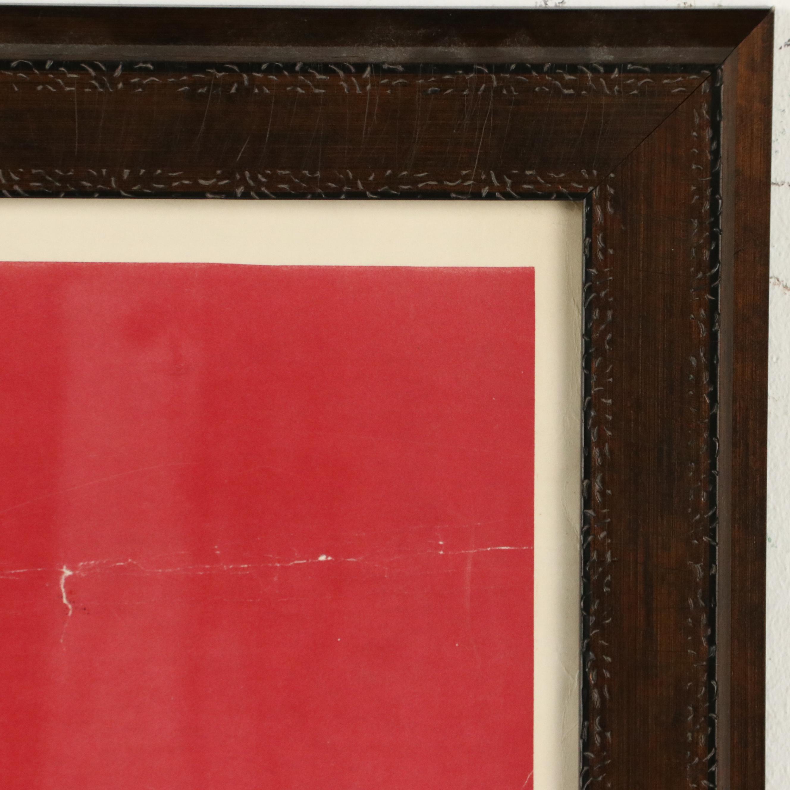 Crosse & Blackwell Stews and Corned Beef Advertisement Poster, Mid-20th Century