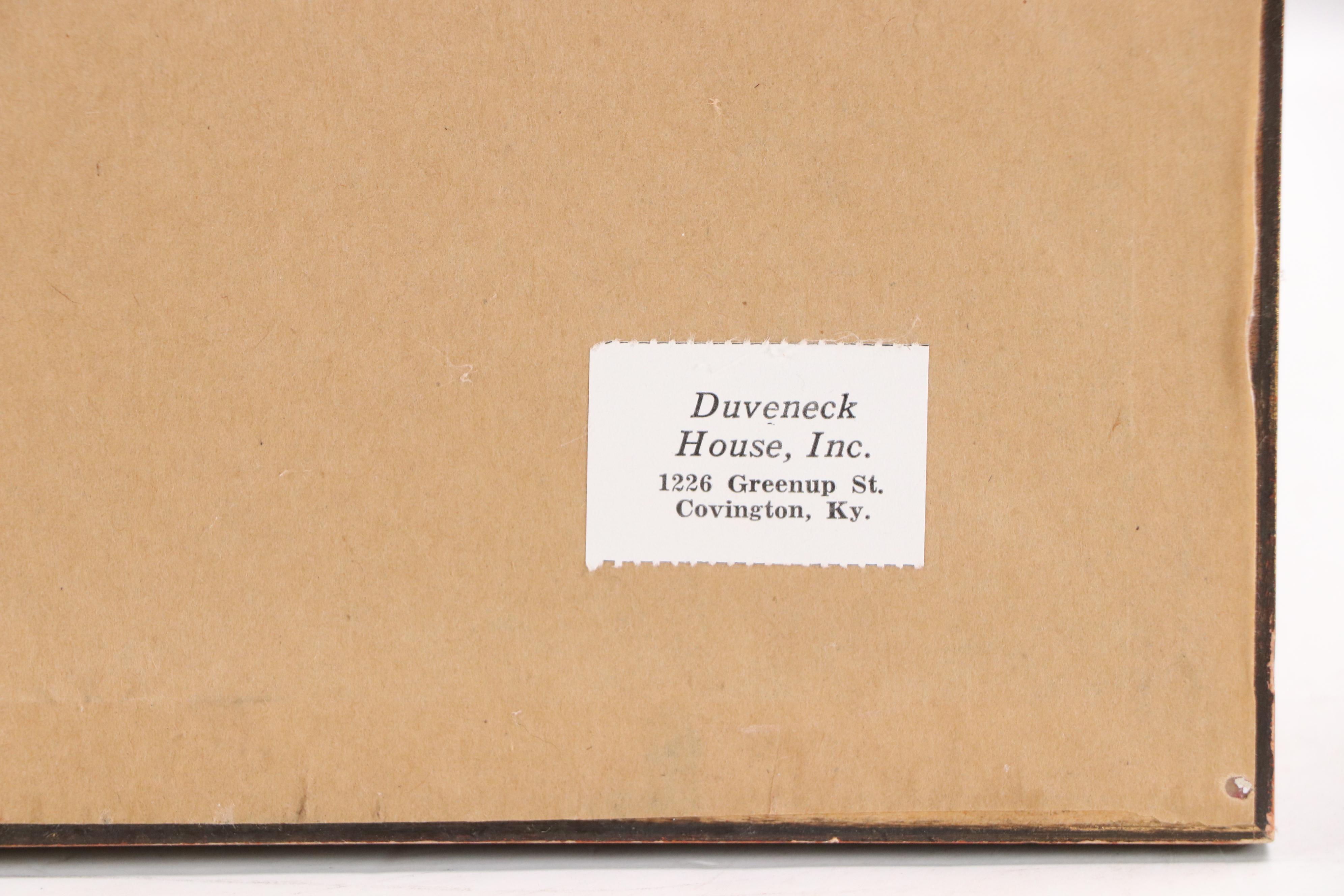 Gouache Reproduction Painting on Papyrus Depicting Horus, Late 20th Century