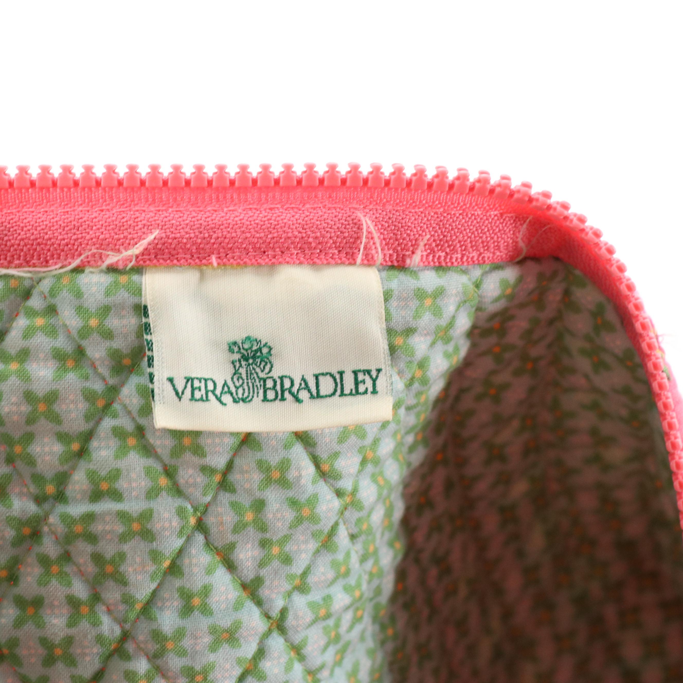 Vera Bradley "Pink Pansy" Duffle Bag with Other iPad Cover and Cosmetic Pouches