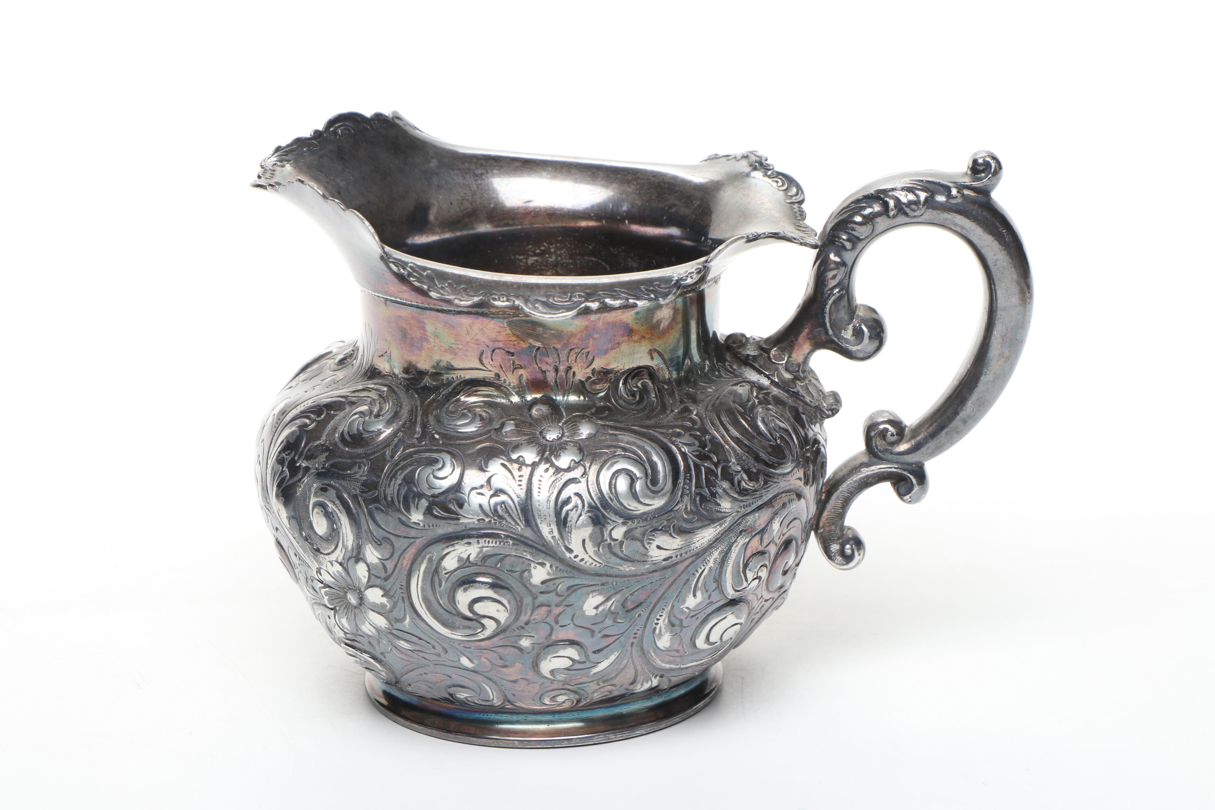 Barbour Silver Company Quadruple Plate Tea Service, Late 19th to Early 20th Cent