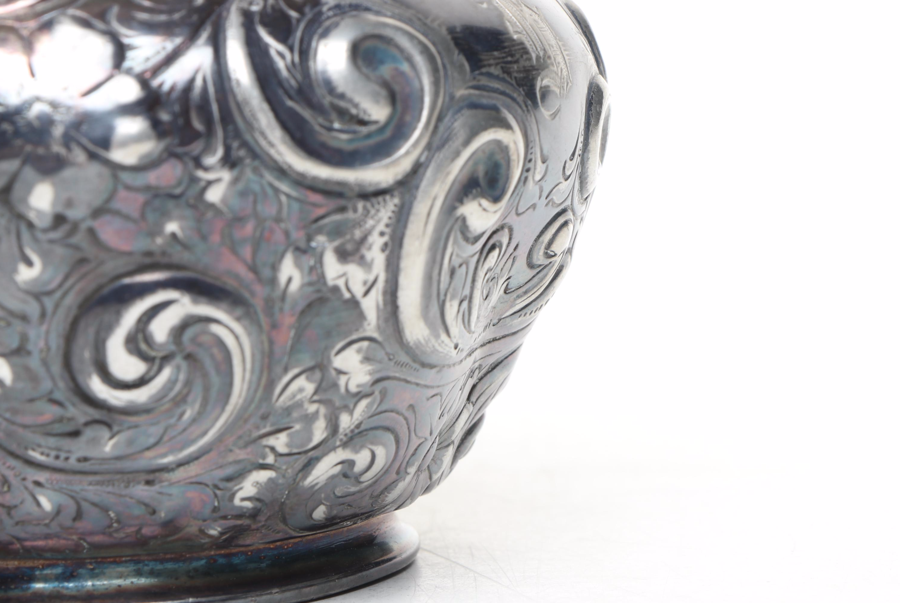 Barbour Silver Company Quadruple Plate Tea Service, Late 19th to Early 20th Cent