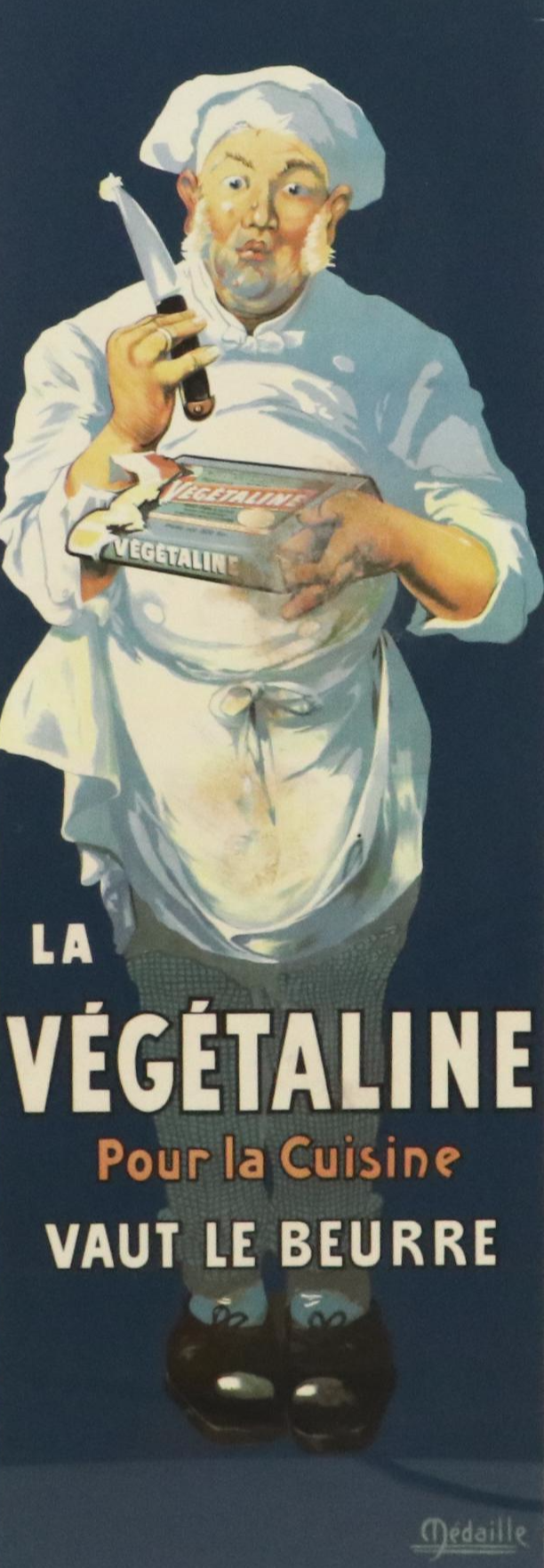 "La Végétaline" French Poster Serigraph Reproduction, 21st Century