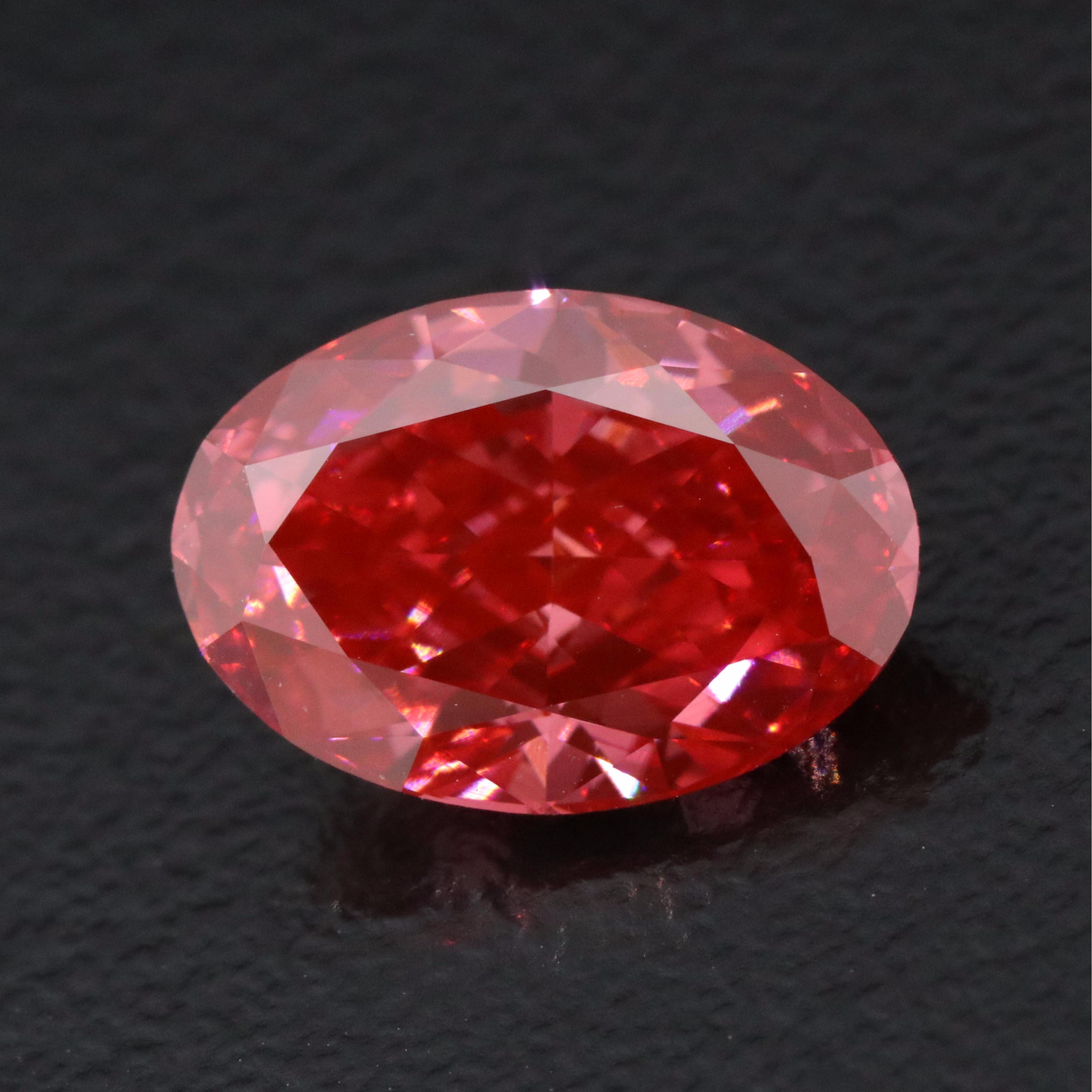 Loose 3.00 CT Lab Grown Fancy Pink Diamond