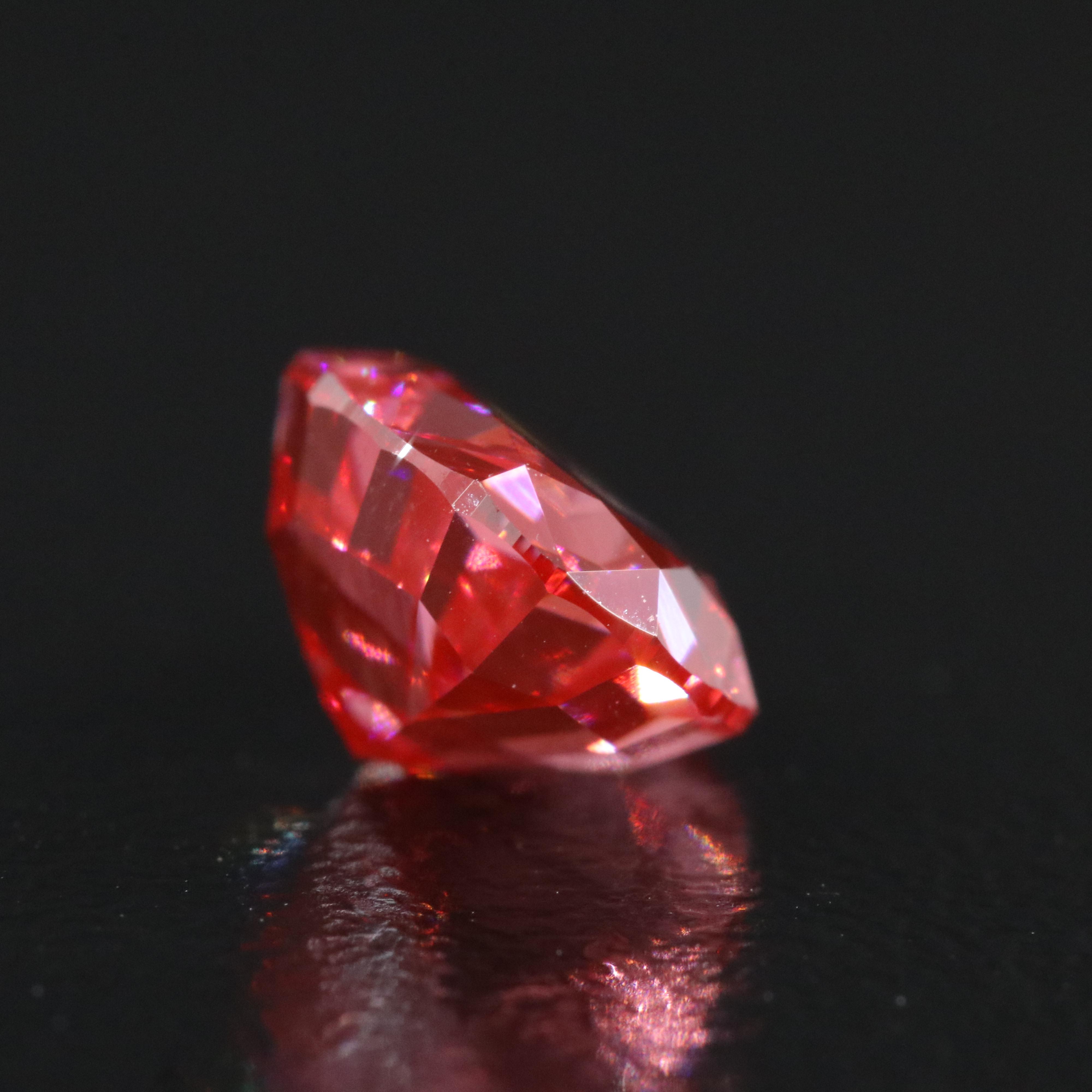 Loose 3.00 CT Lab Grown Fancy Pink Diamond