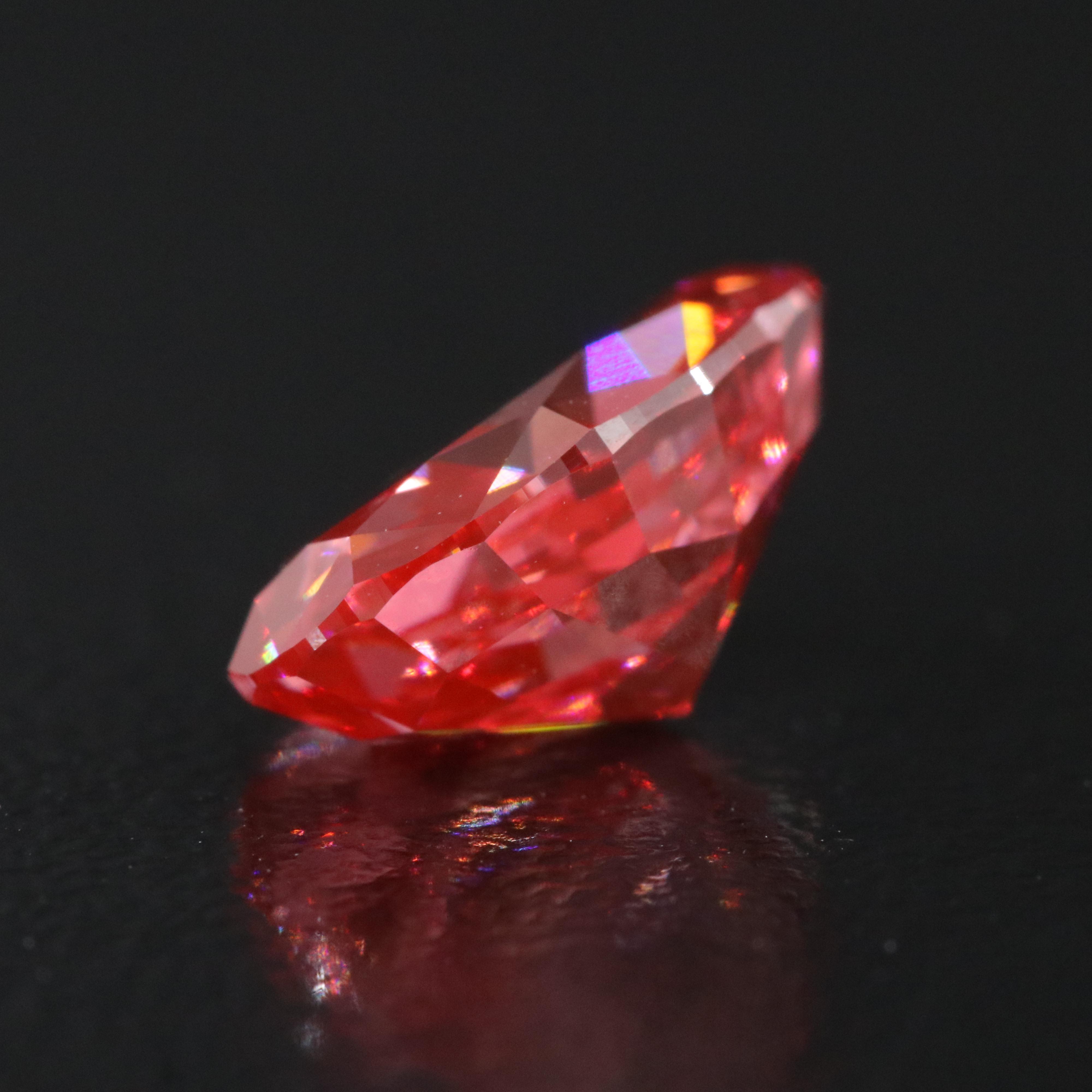 Loose 3.00 CT Lab Grown Fancy Pink Diamond