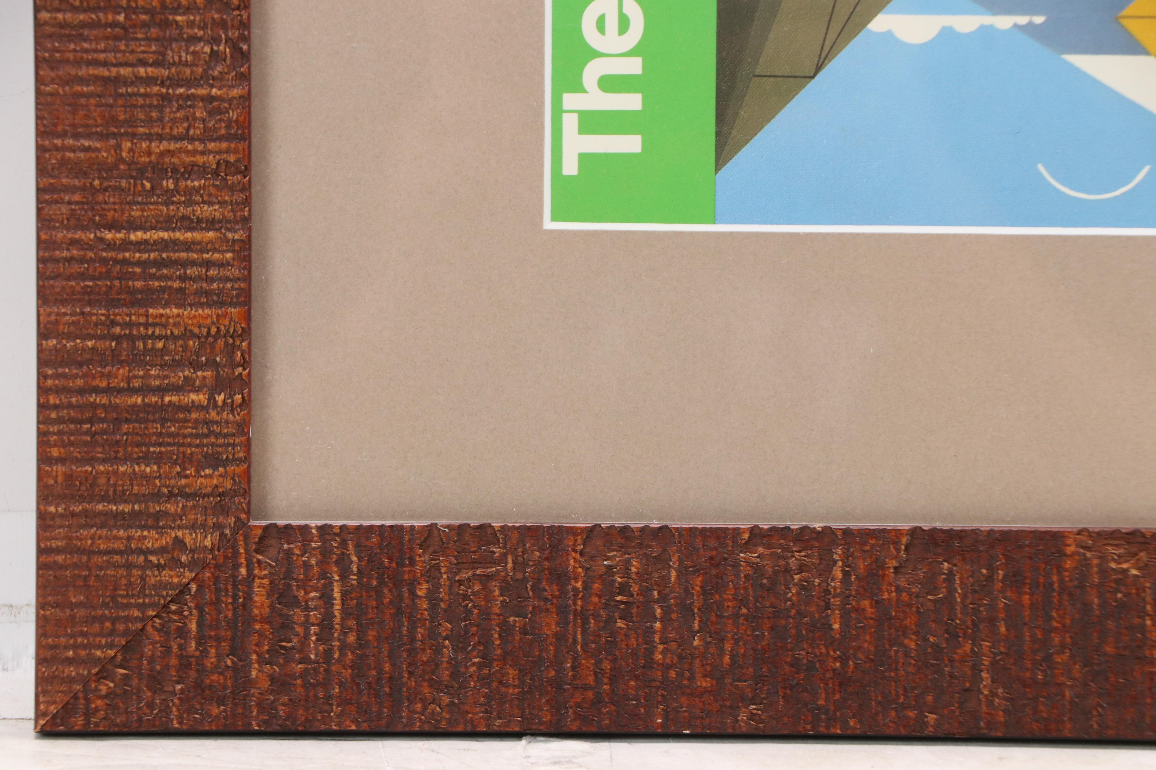 Halftone Poster After Charley Harper "The Rocky Mountains," Late 20th Century