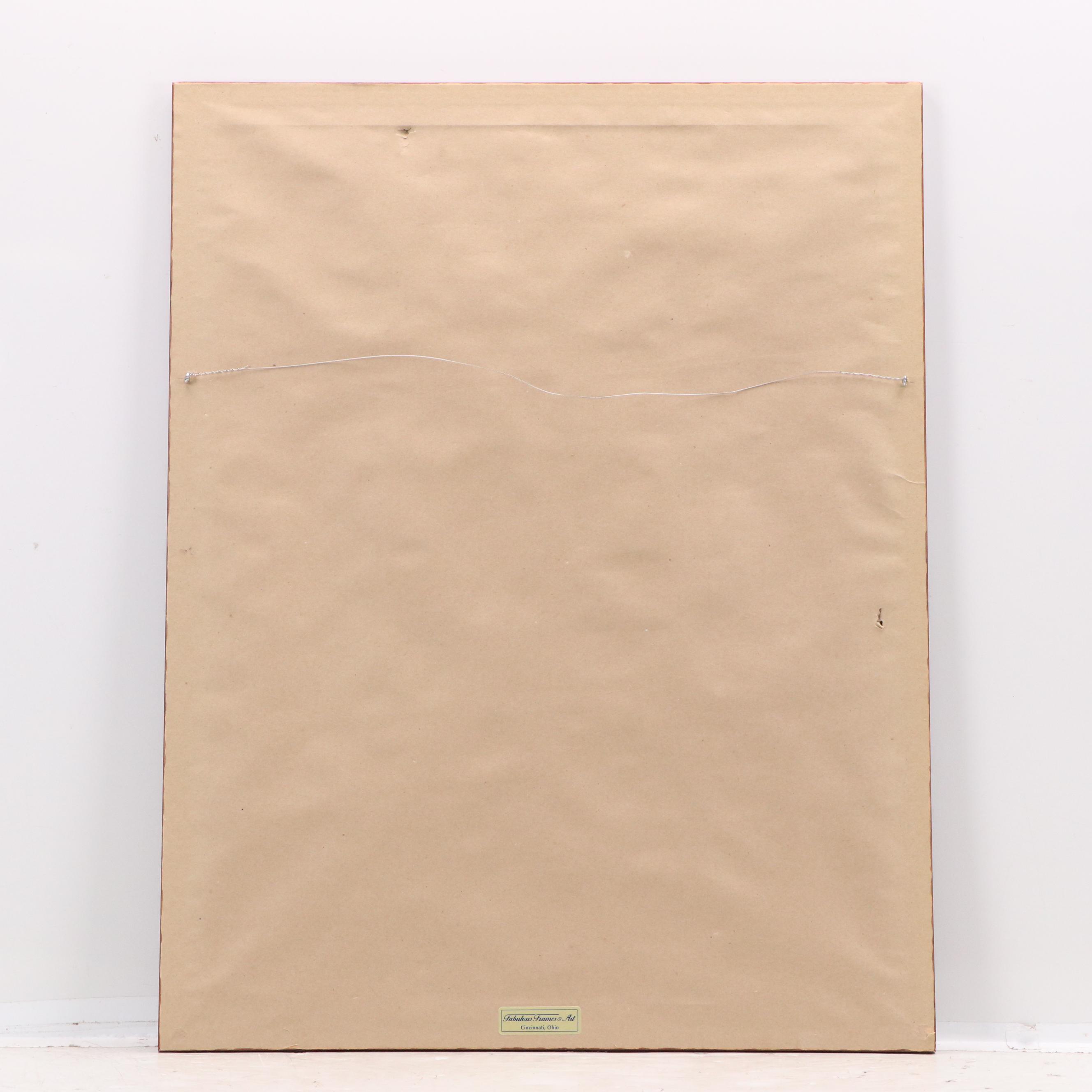 Halftone Poster After Charley Harper "The Rocky Mountains," Late 20th Century