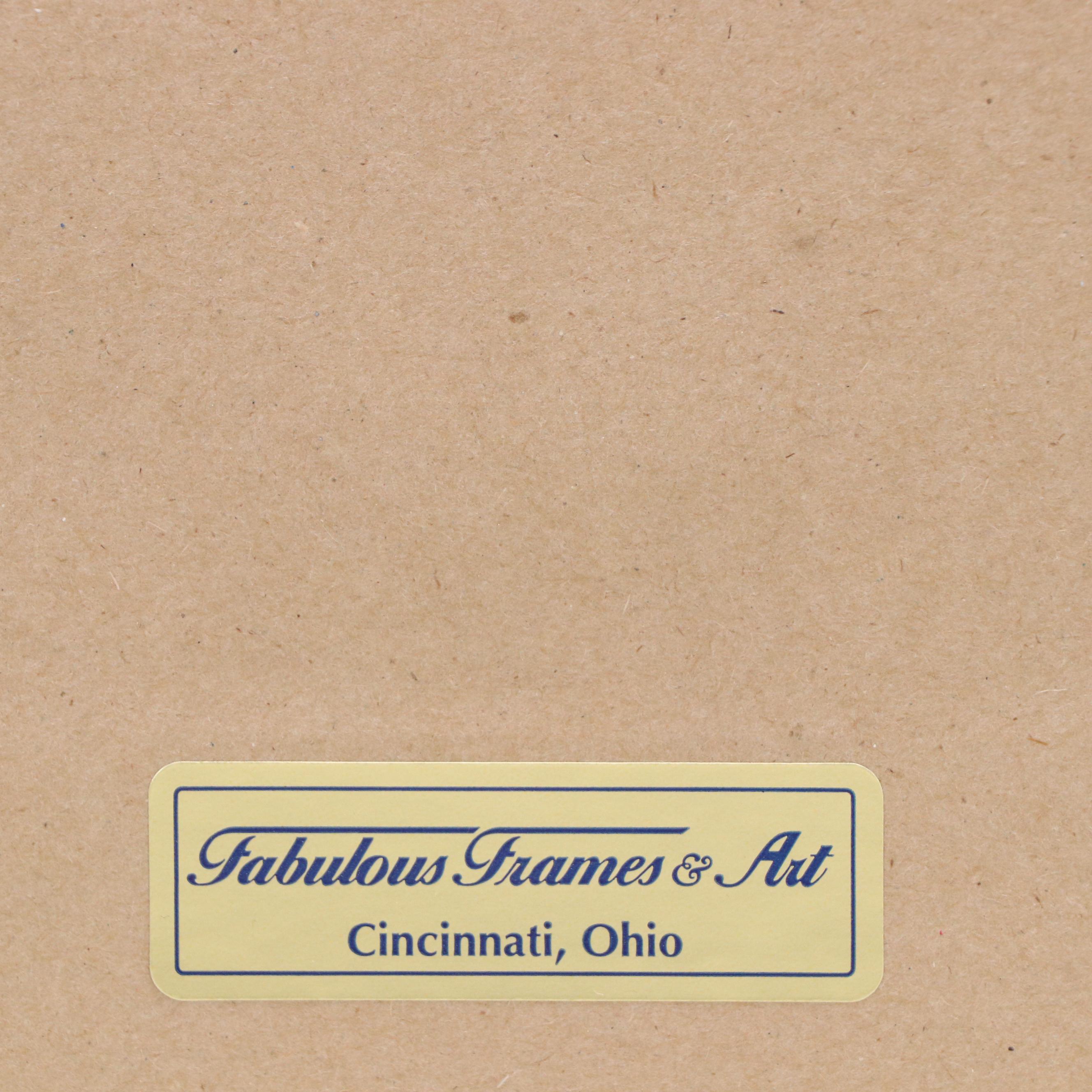 Halftone Poster After Charley Harper "The Rocky Mountains," Late 20th Century